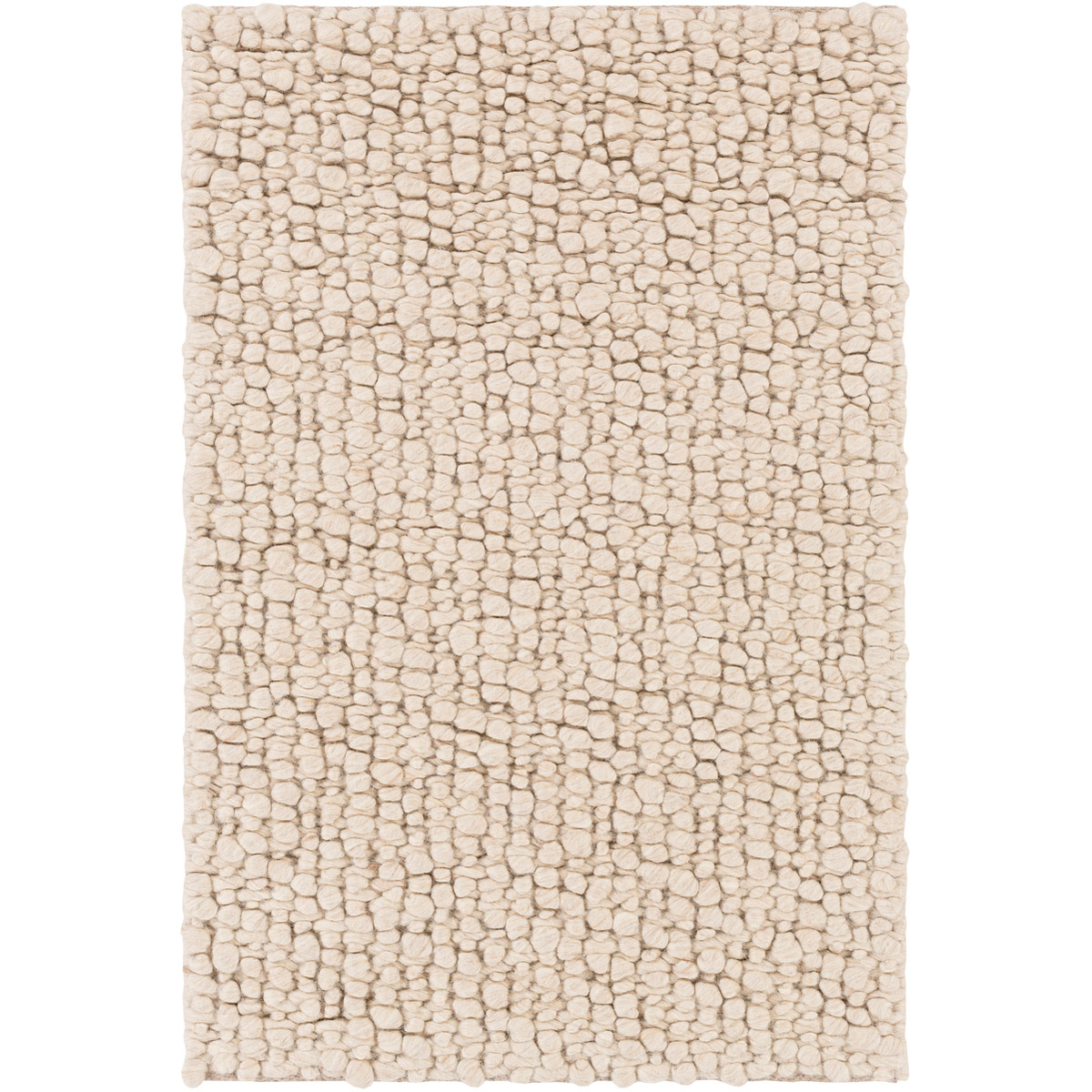 Neravan 36 X 24 inch Cream/Taupe Rugs, Rectangle