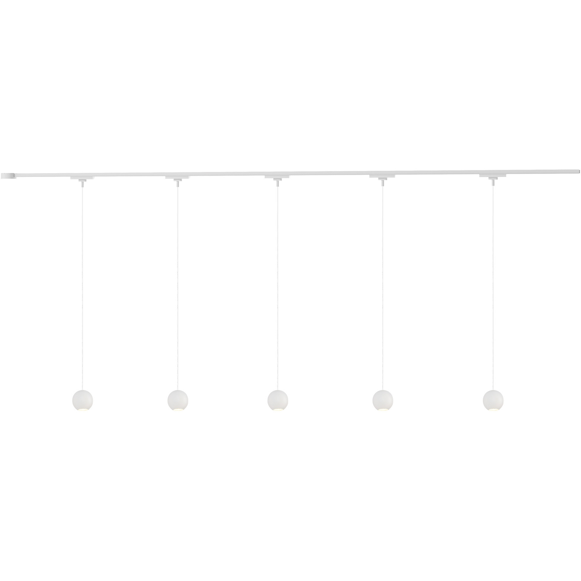 Faria 120 White Trilo Track Ceiling Light