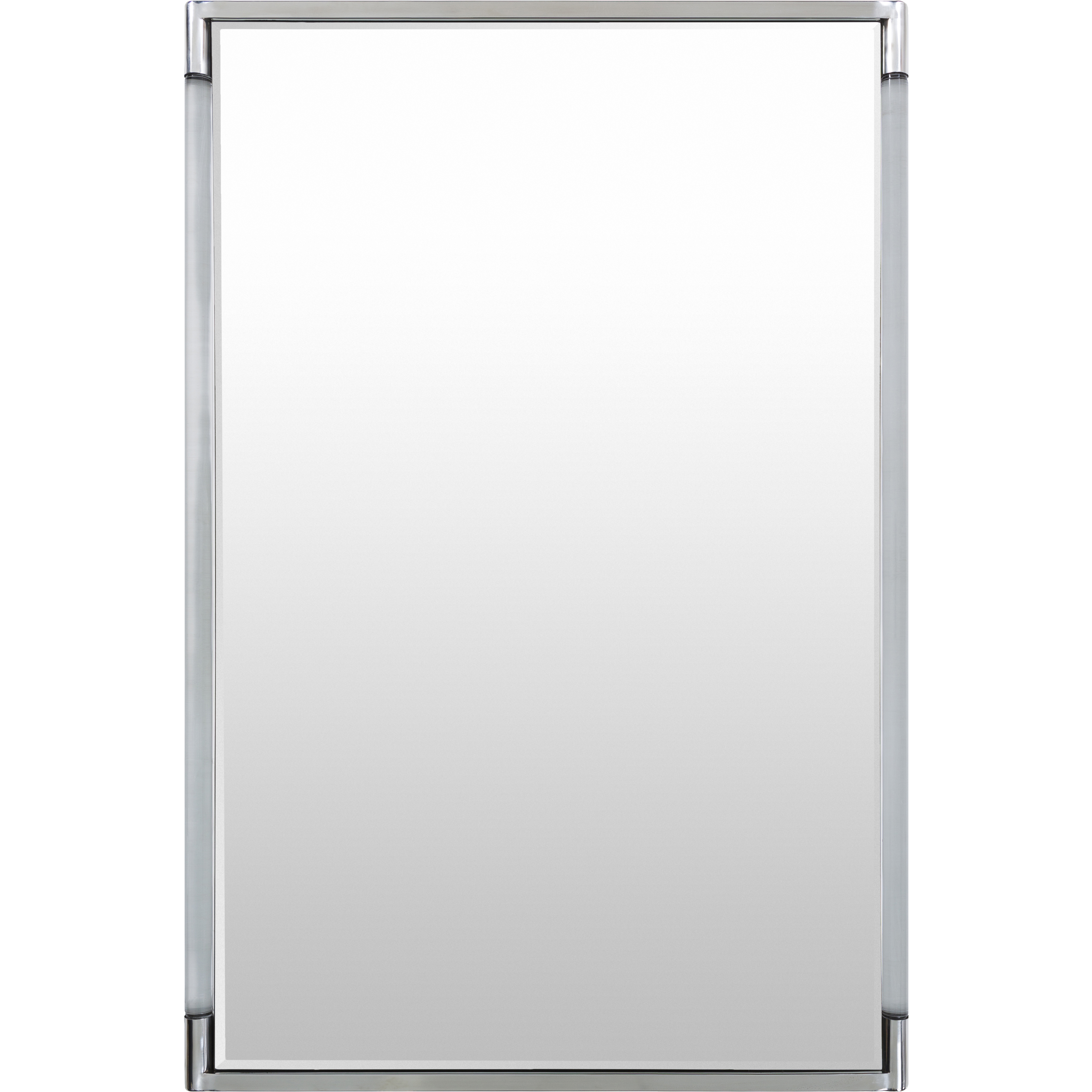 Elizabethville 39.37 X 27.56 inch Silver Mirror, Rectangle