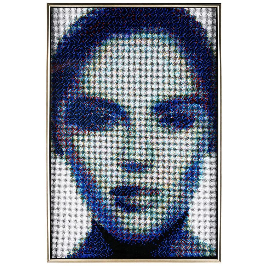 Tony Fey's Captivating Gaze 71.75 X 48.5 inch Painting