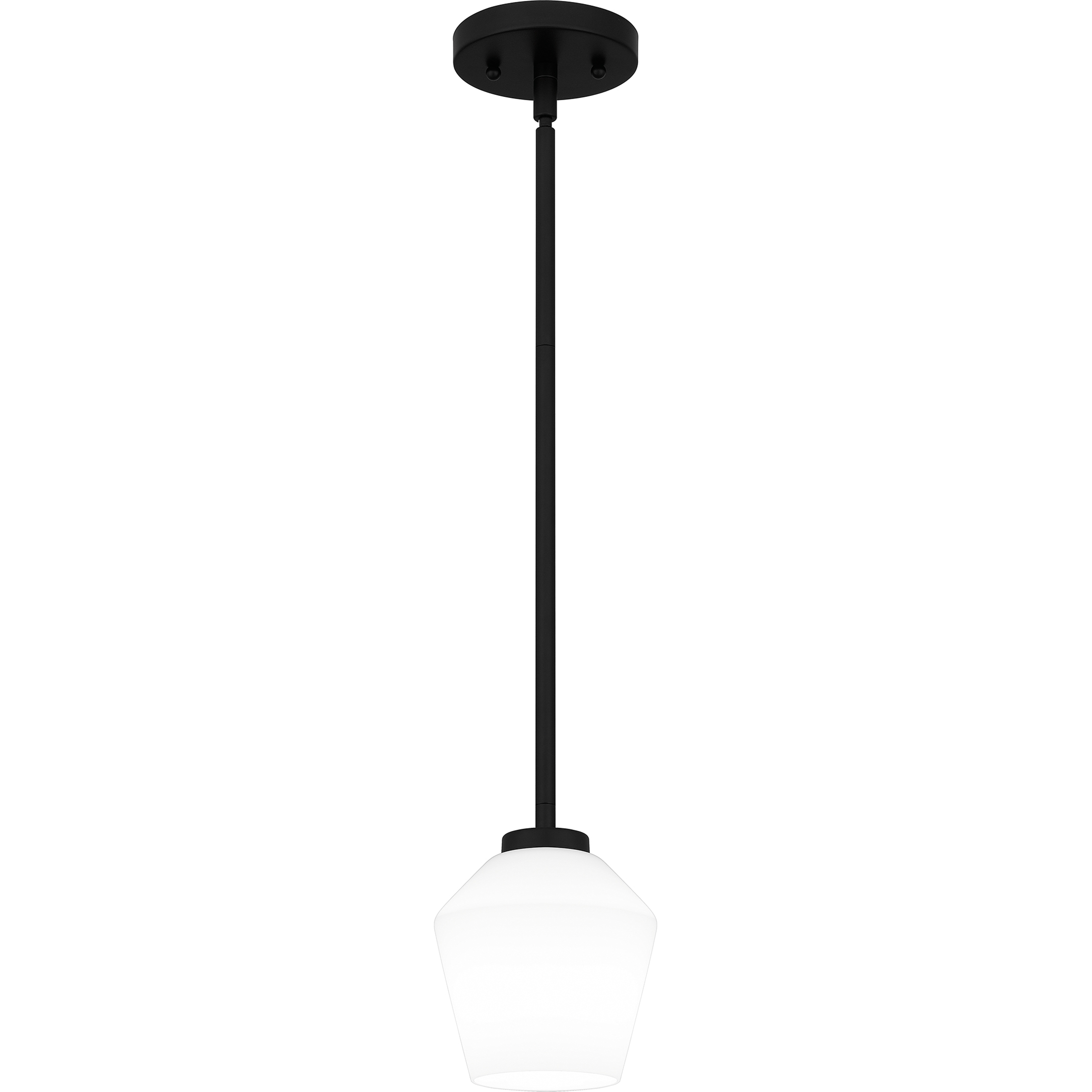 Nielson 1 Light 5.5 inch Matte Black Mini Pendant Ceiling Light, Small