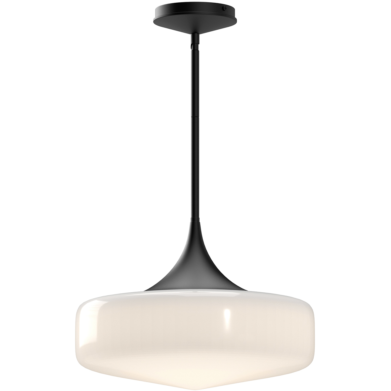 Alora Mood Lincoln 1 Light 14 inch Matte Black Pendant Ceiling Light
