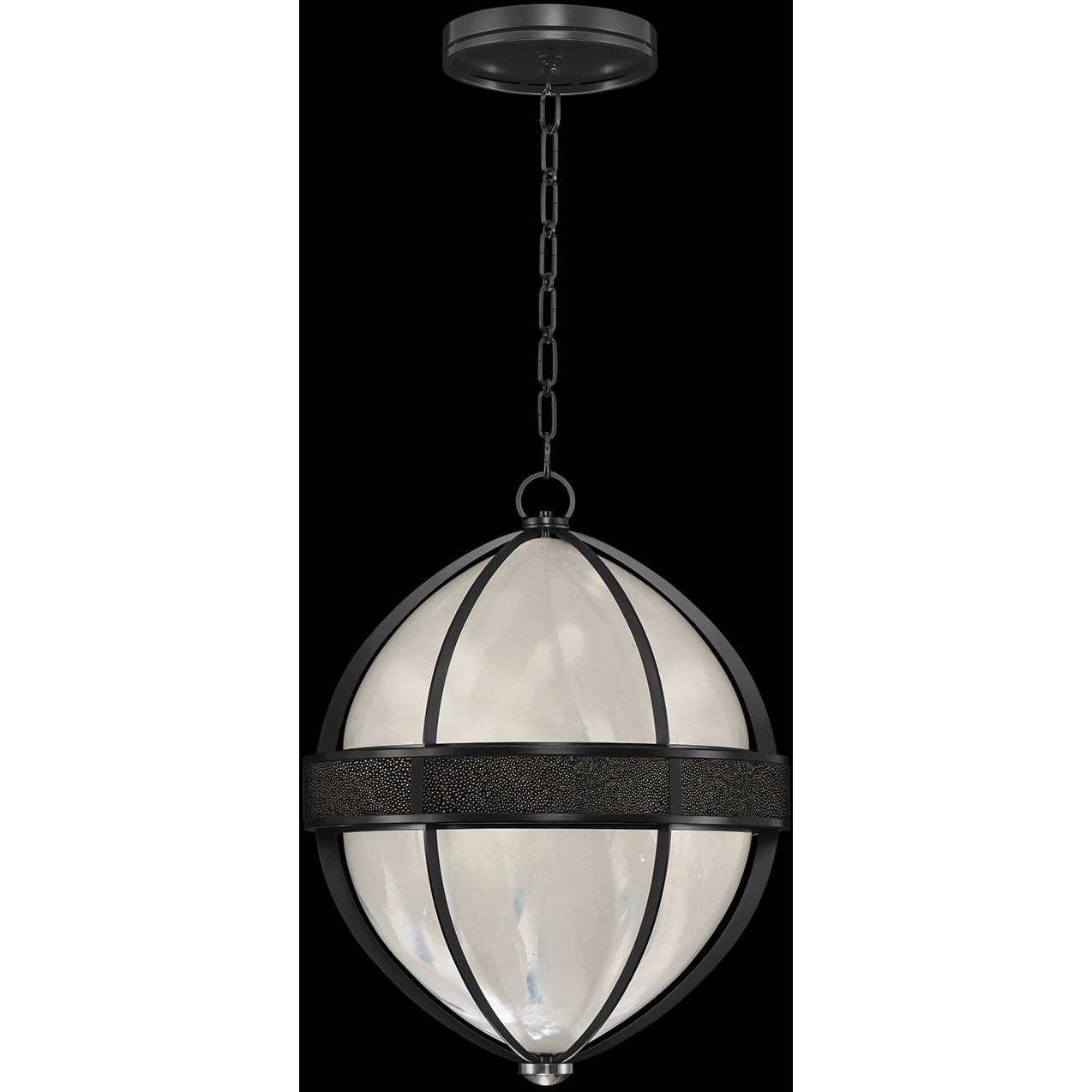 Mirage 3 Light 18.75 inch Black Pendant Ceiling Light