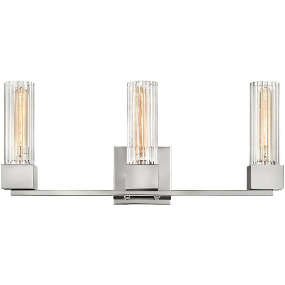 Xander 3 Light 23 inch Polished Nickel Vanity Light Wall Light