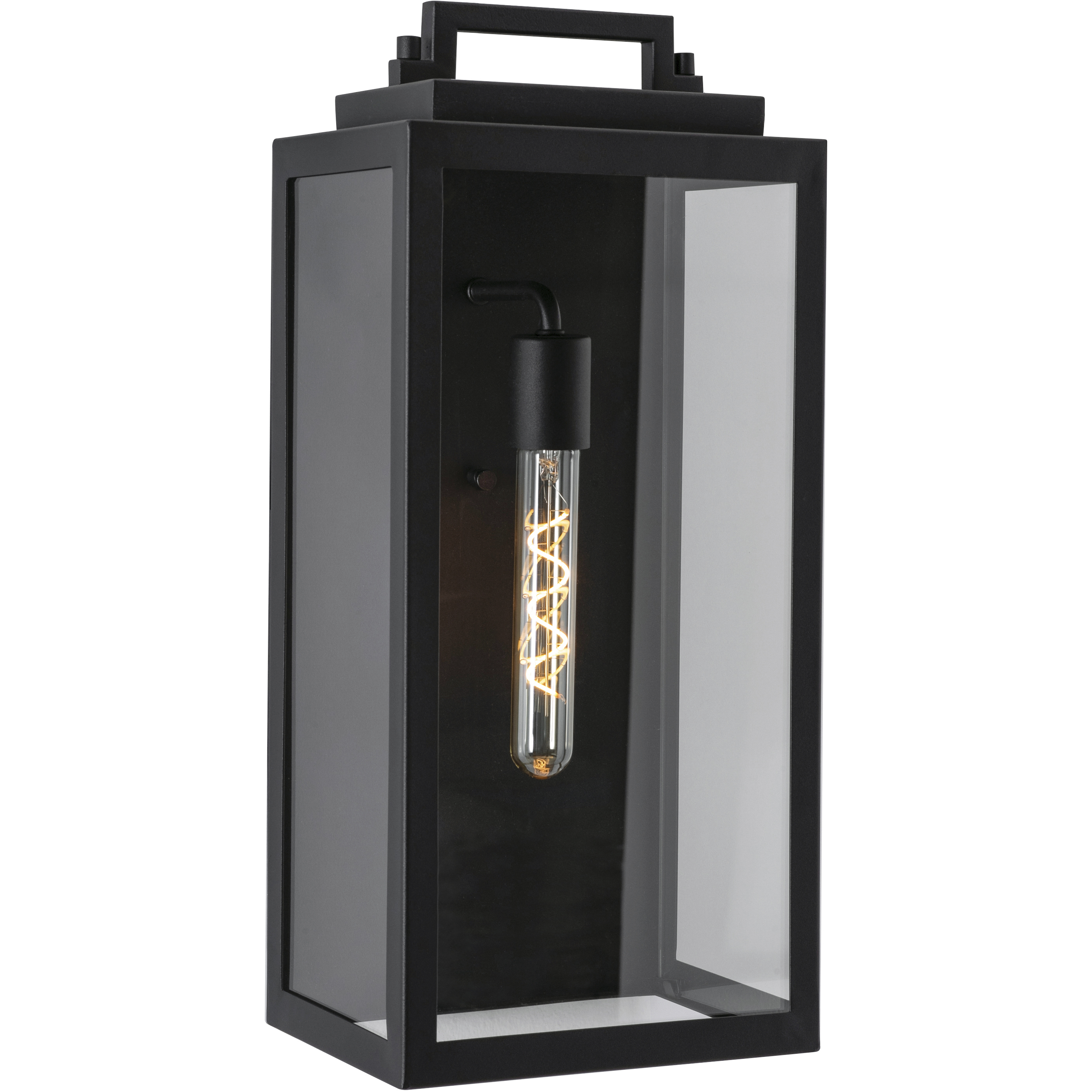 Kansas 1 Light 19.25 inch Black Outdoor Sconce