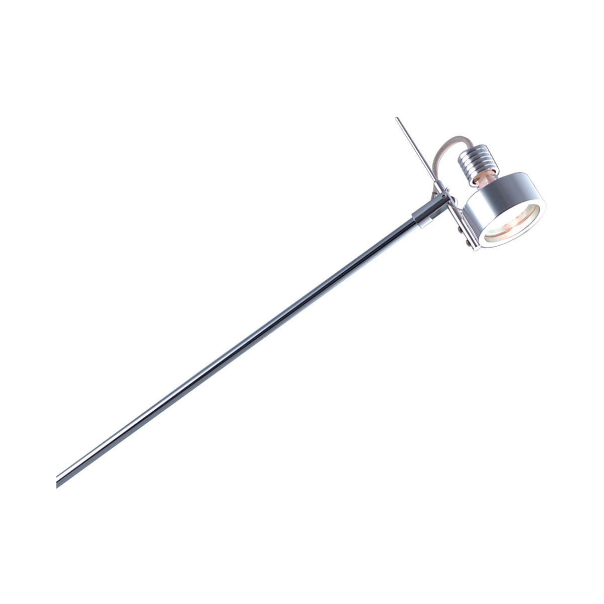 Series 135 50 watt 3.25 inch Aluminum with Chrome Arclight Wall Light, Fixed Mount