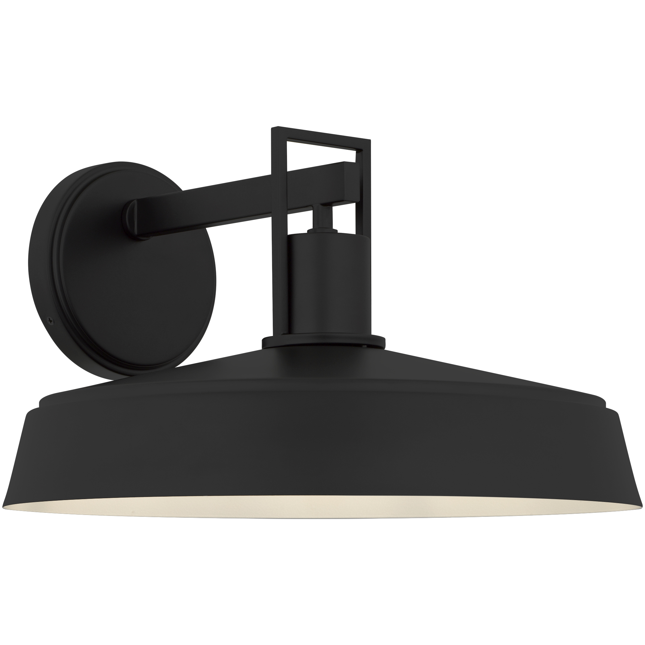 Karson 1 Light 9.75 inch Matte Black Outdoor Wall Lantern