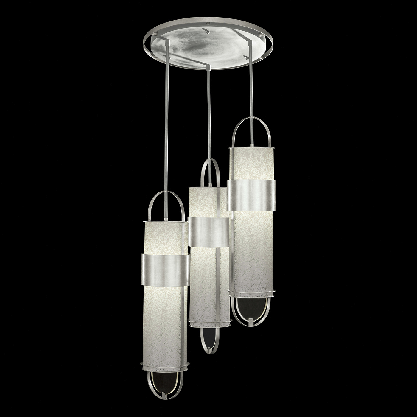Bond LED 23.5 inch Silver Pendant Ceiling Light