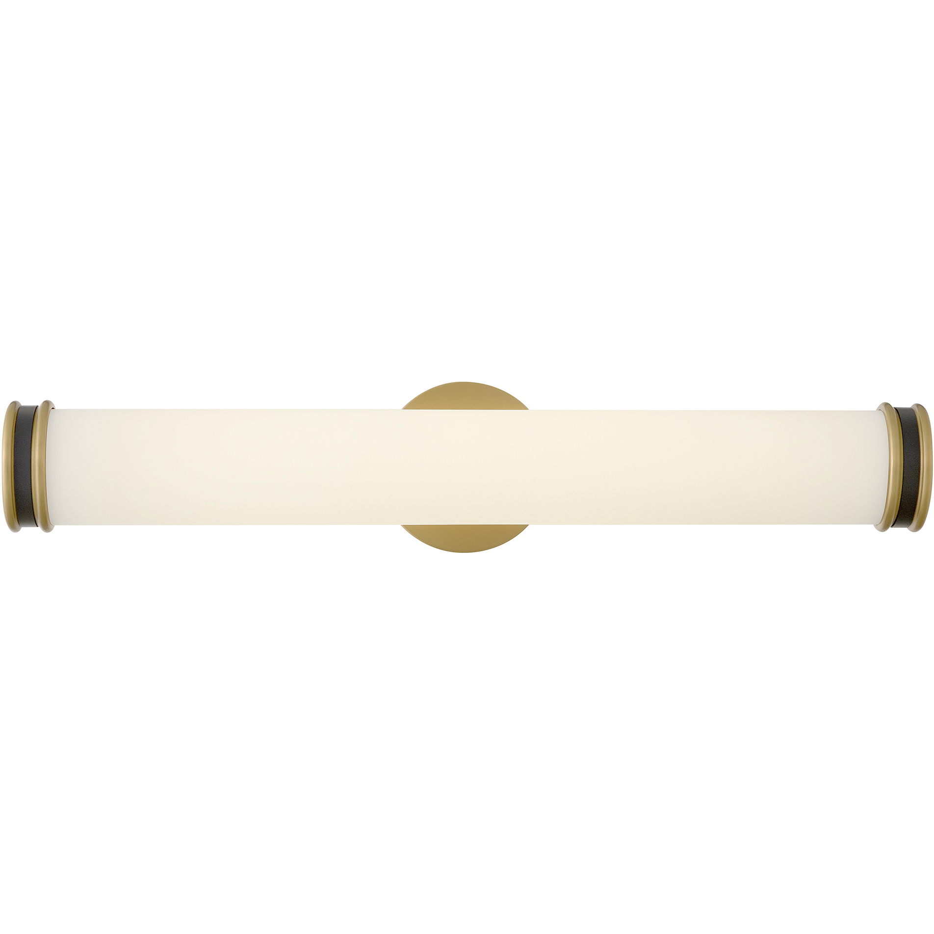 Ames LED 4.5 inch Lacquered Brass and Black Vanity Light Wall Light