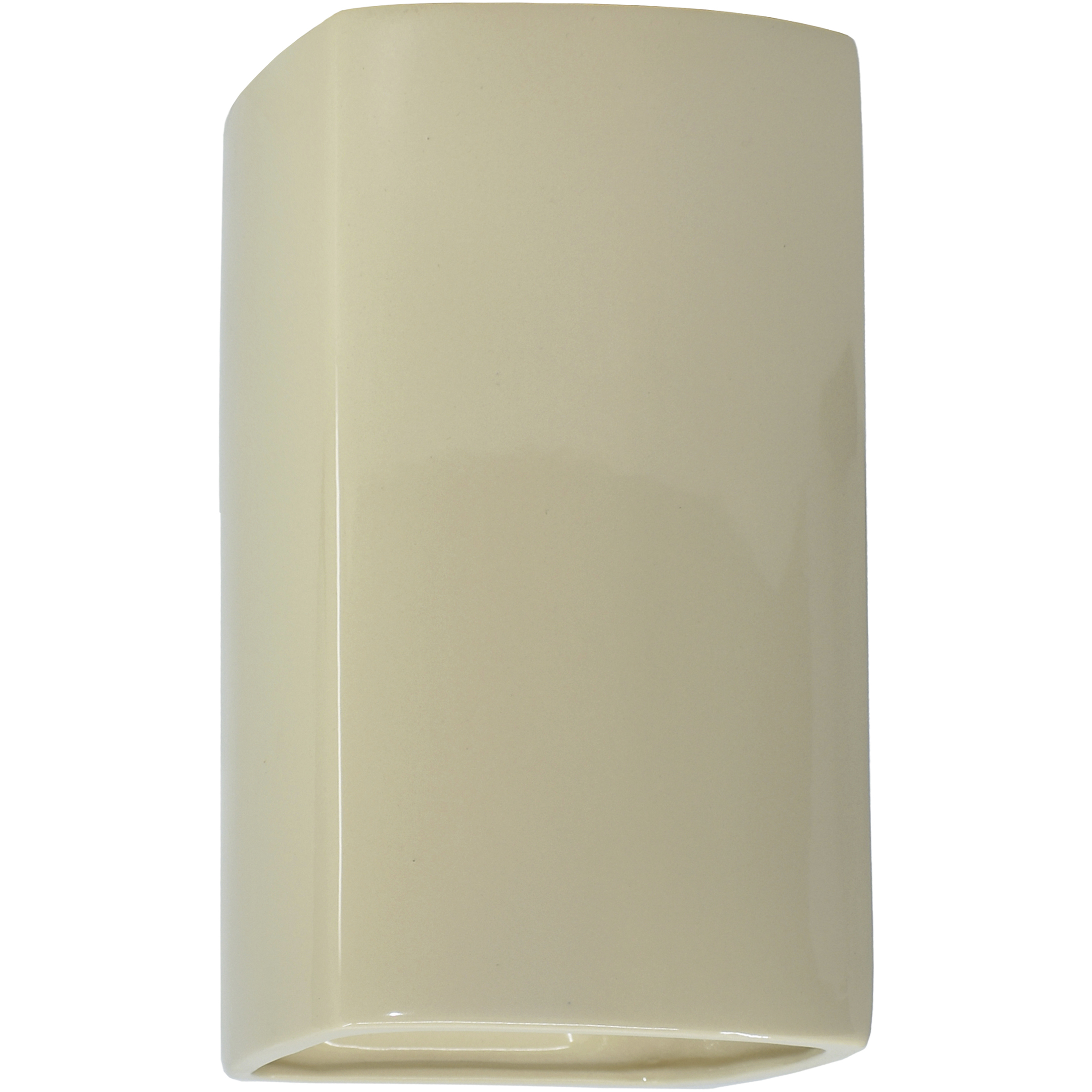 Ambiance Rectangle LED 5.25 inch Vanilla Gloss Wall Sconce Wall Light, Small
