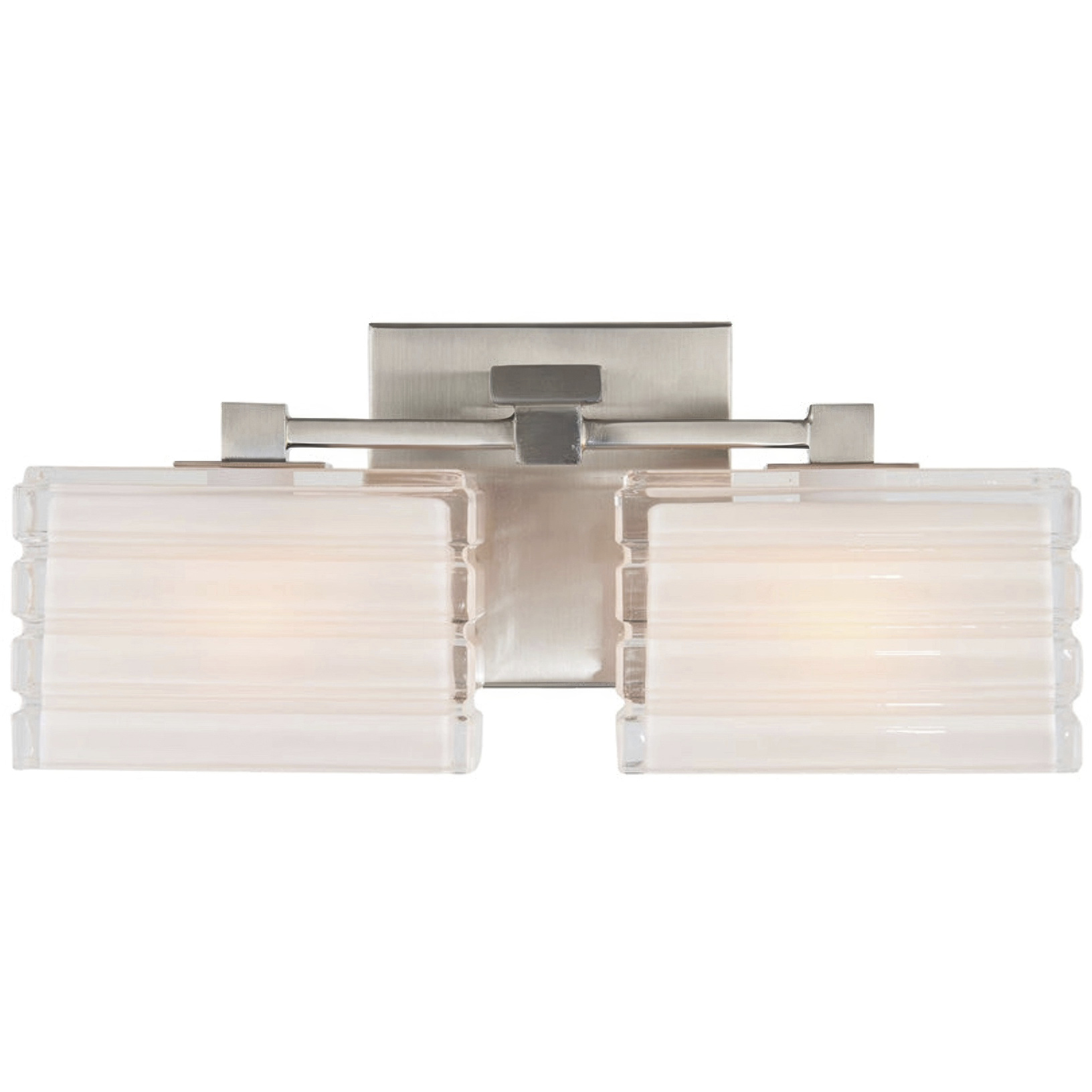 Sardinia 2 Light 17.5 inch Brushed Nickel Bath Vanity Wall Light, Luz Studio