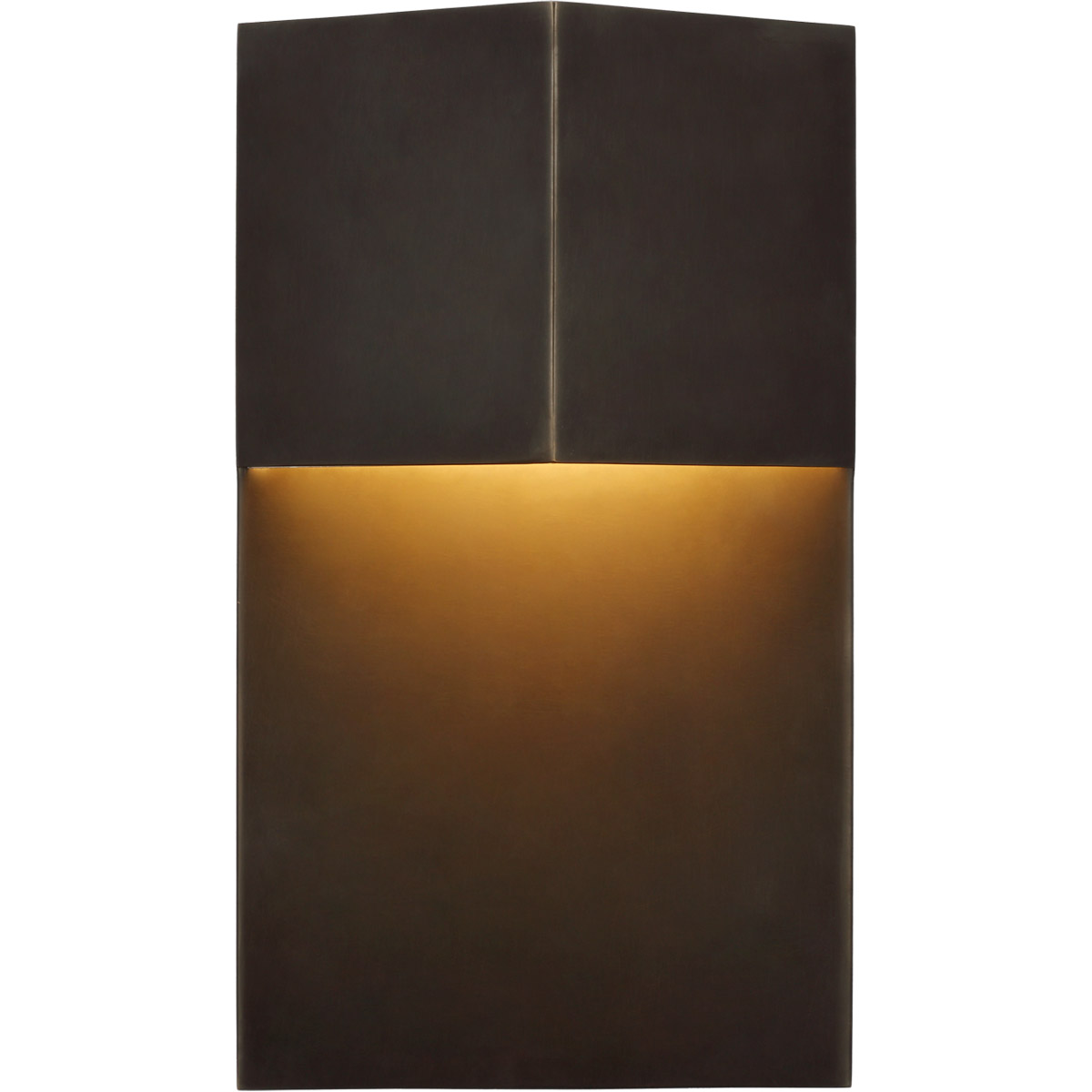 Kelly Wearstler Rega LED 12 inch Bronze Outdoor Sconce