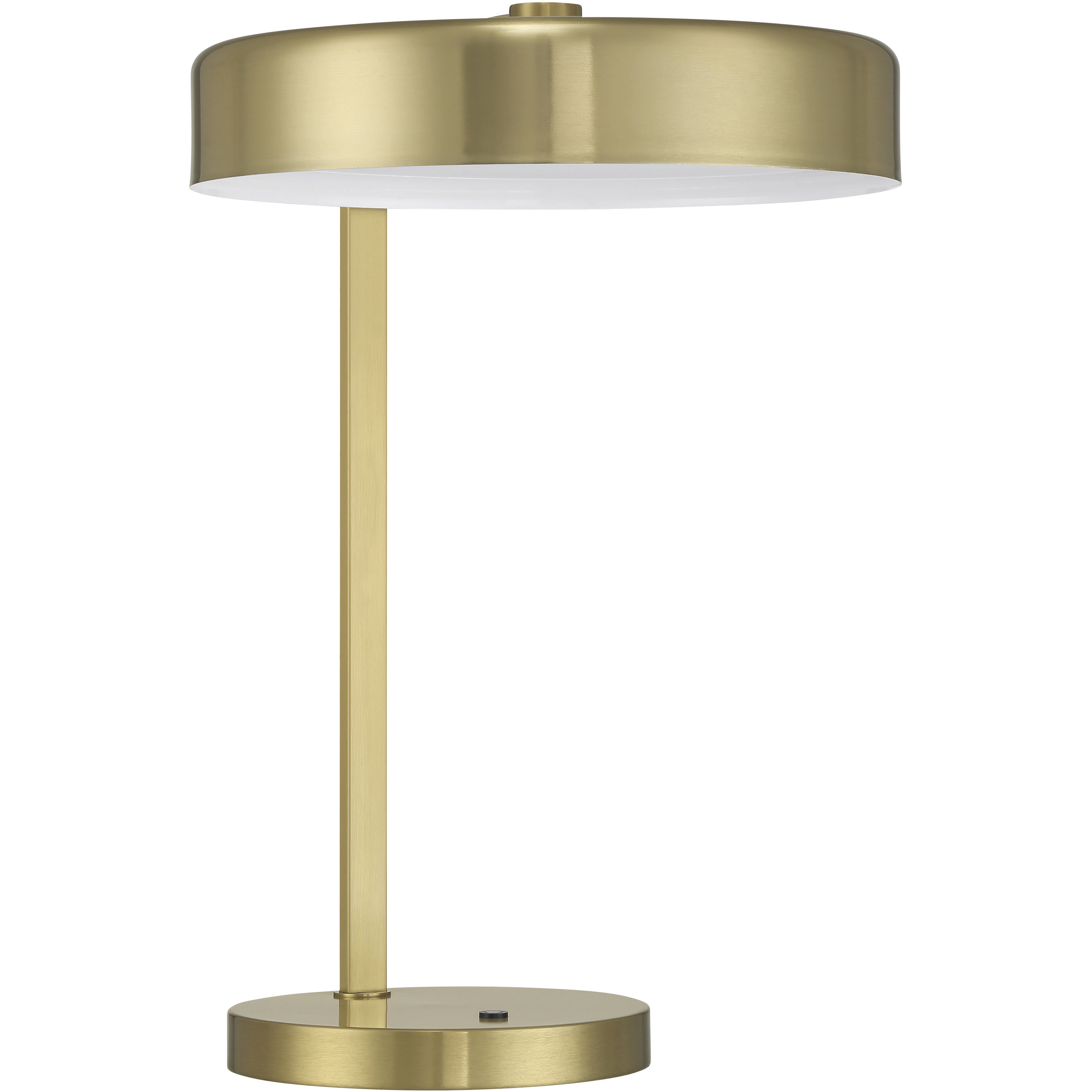 Keeva 17.2 inch 18 watt Satin Brass Table Lamp Portable Light