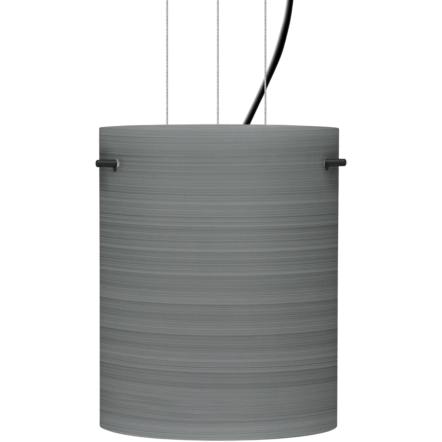 Tamburo 8 LED Black Cable Pendant Ceiling Light