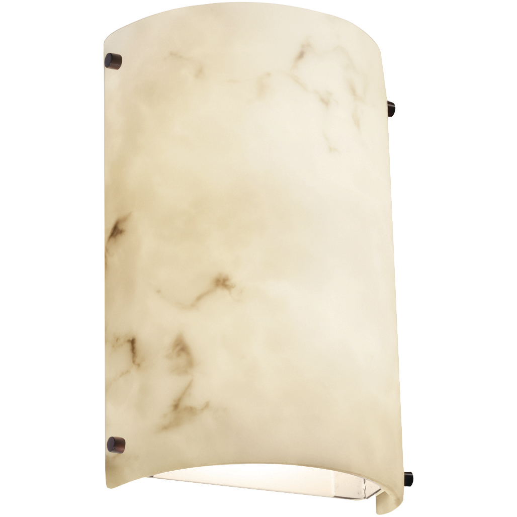 Oliver Wall Sconce Wall Light in Dark Bronze, Incandescent