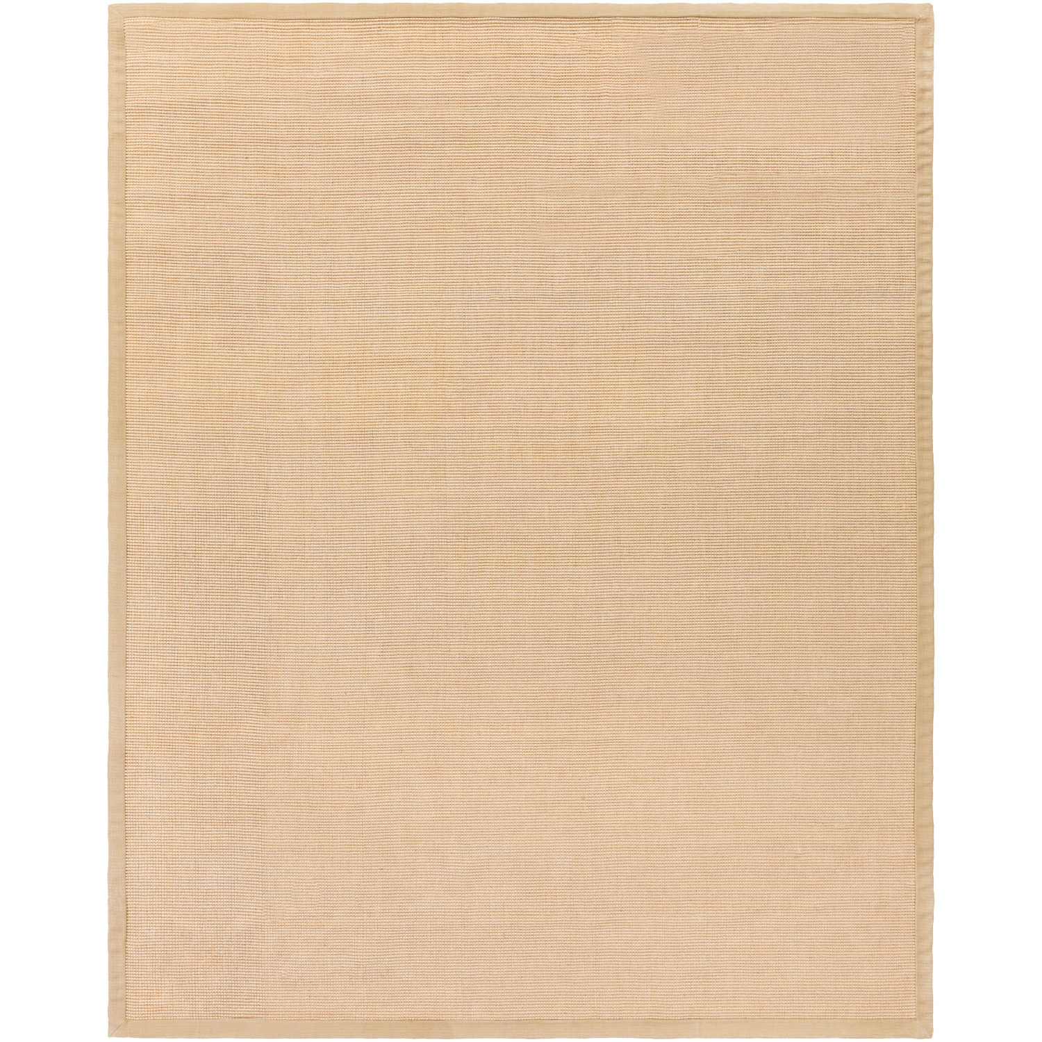 Soho 120 X 96 inch Tan/Mustard Handmade Rug, Jute