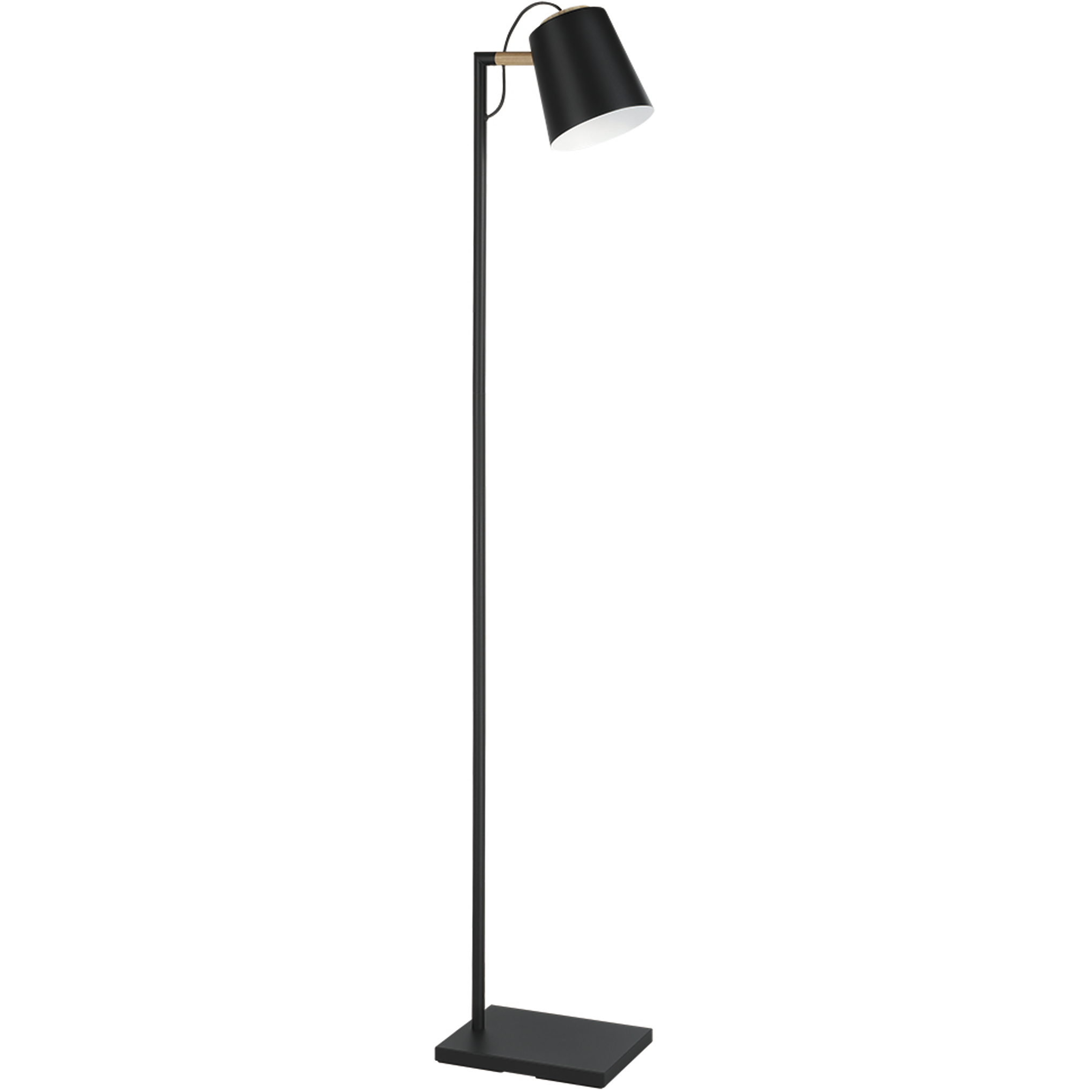 Lacey 60.25 inch 40.00 watt Structured Black Floor Lamp Portable Light