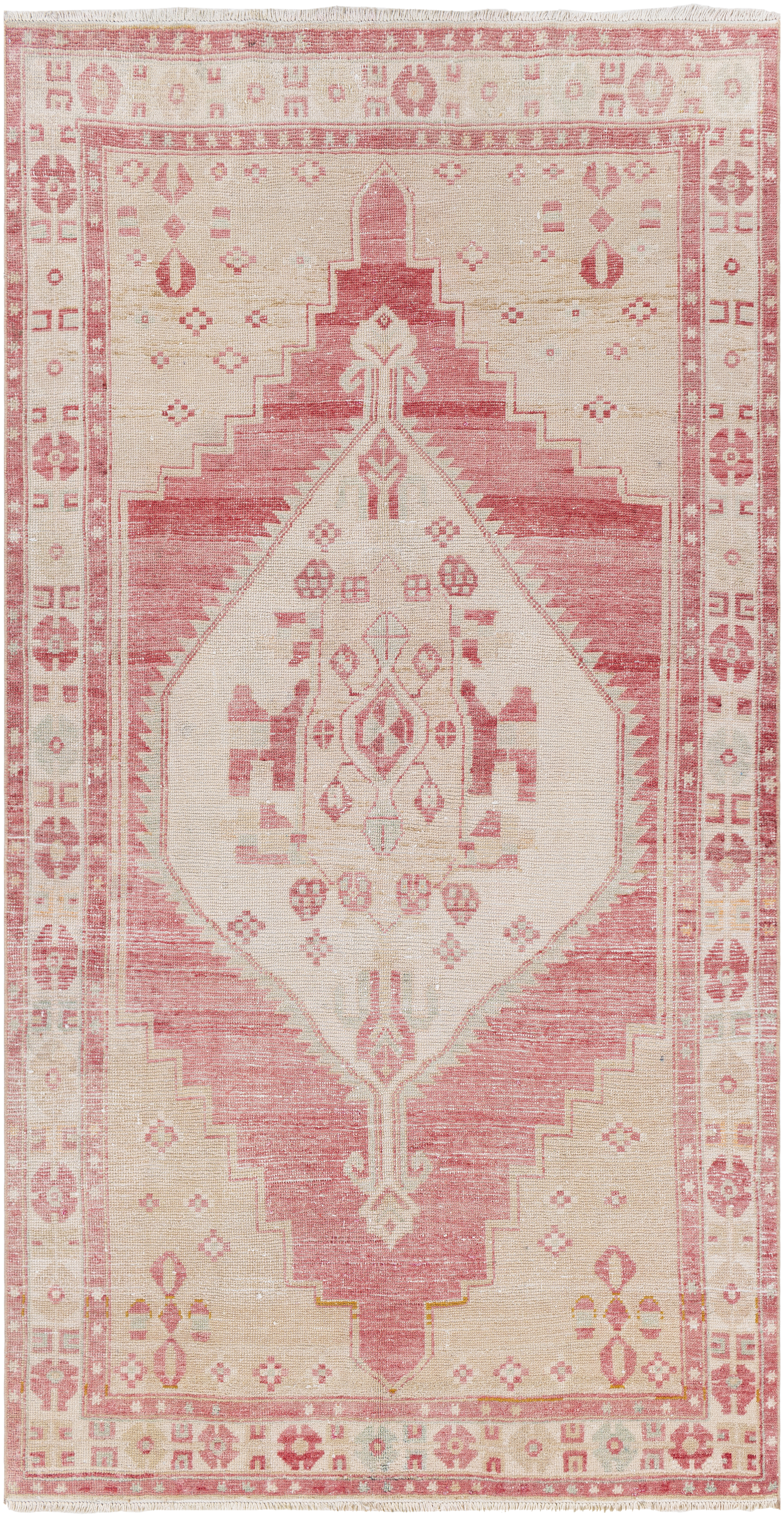 Antique One of a Kind 108 X 58 inch Rug, Rectangle