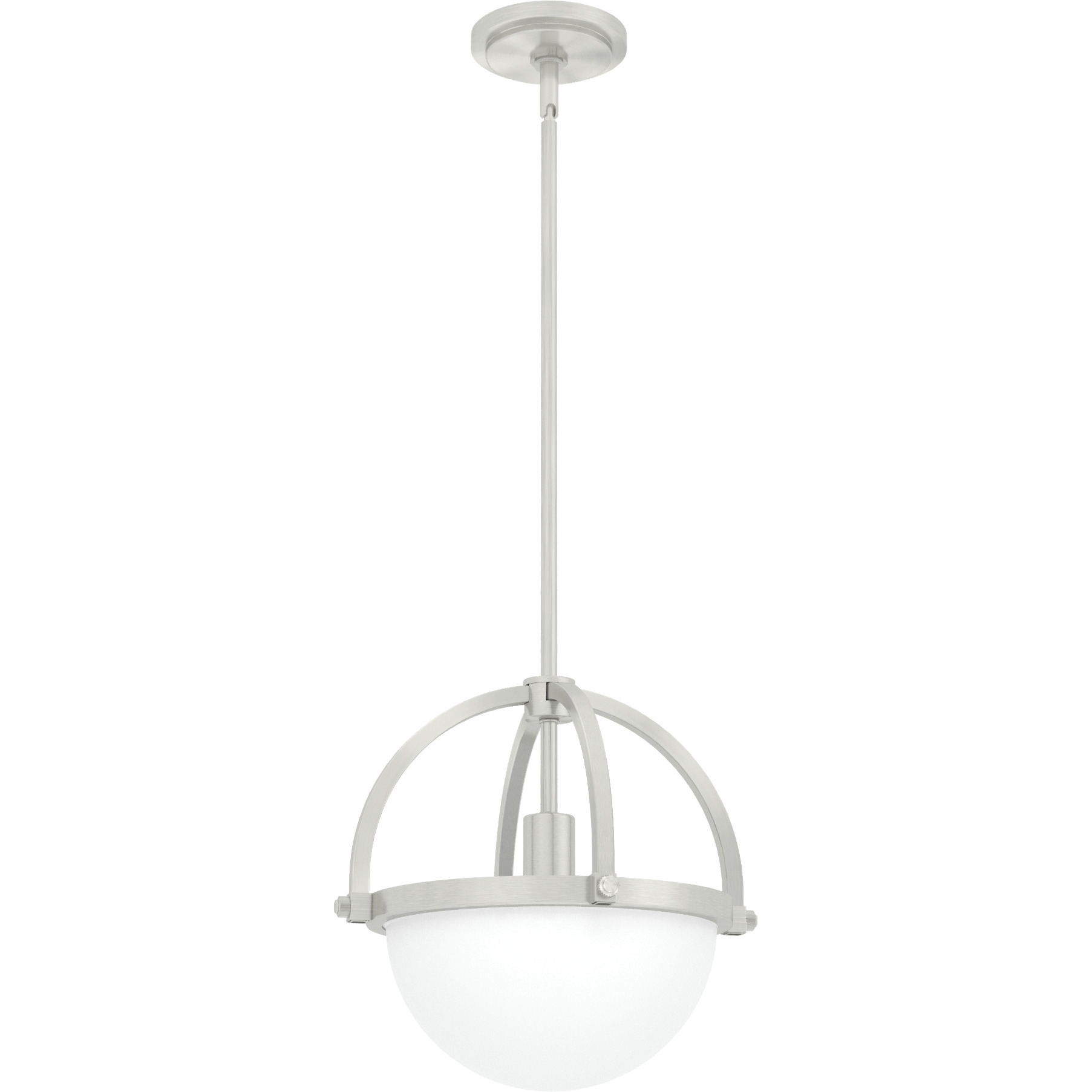 Wedgefield 1 Light 12.75 inch Brushed Nickel Pendant Ceiling Light