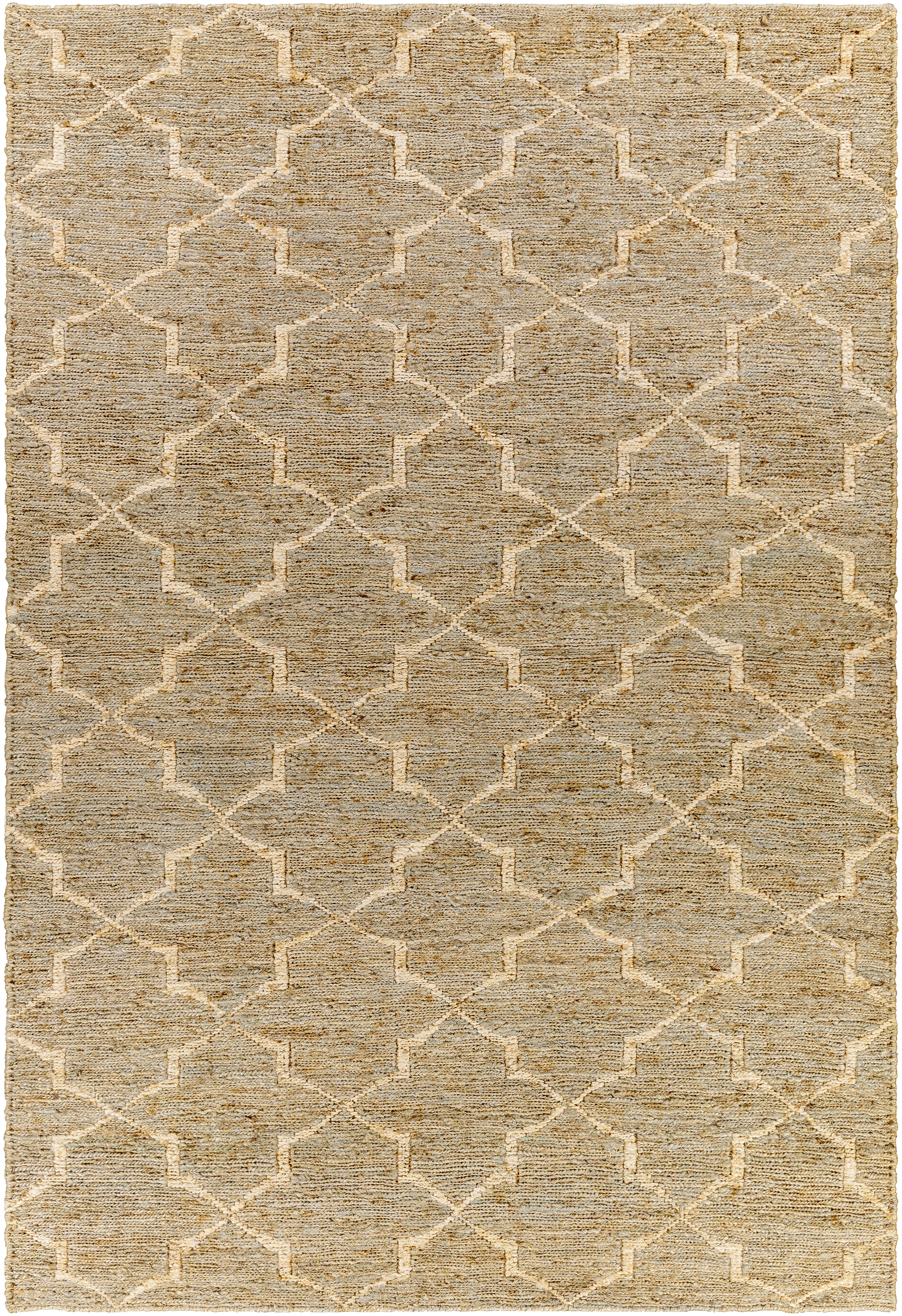 Riah 108 X 72 inch Medium Gray Rug in 6 X 9, Rectangle