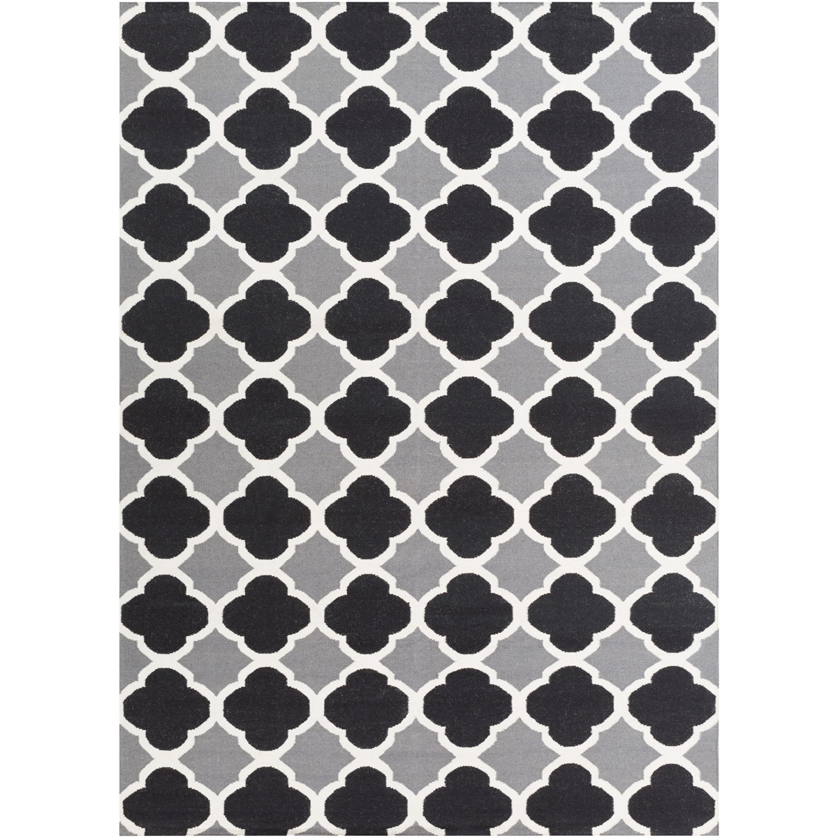 Frontier 156 X 108 inch Black, Medium Gray, Cream Rug