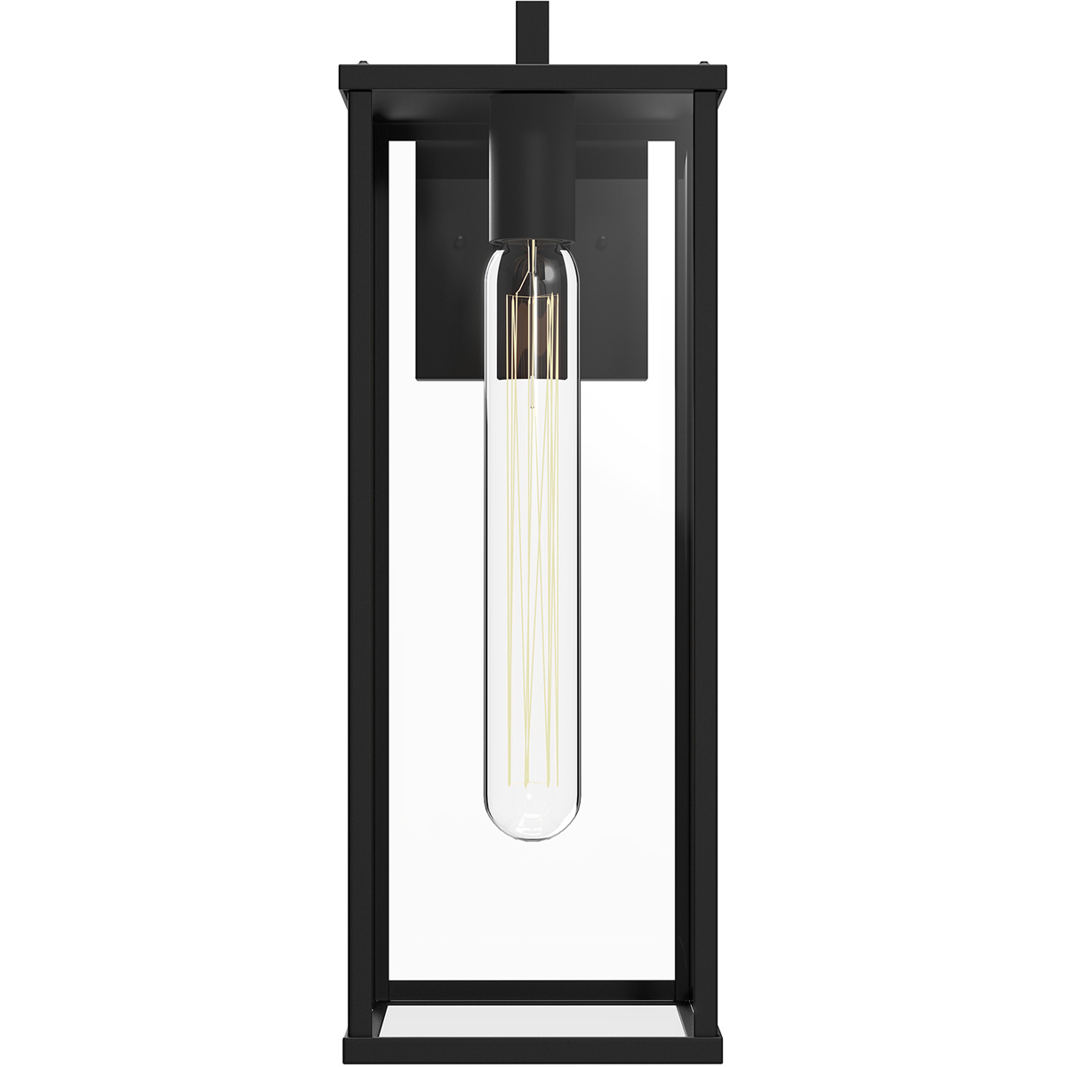 Alora Mood Brentwood 1 Light 17.63 inch Textured Black Outdoor Lantern Wall Sconce