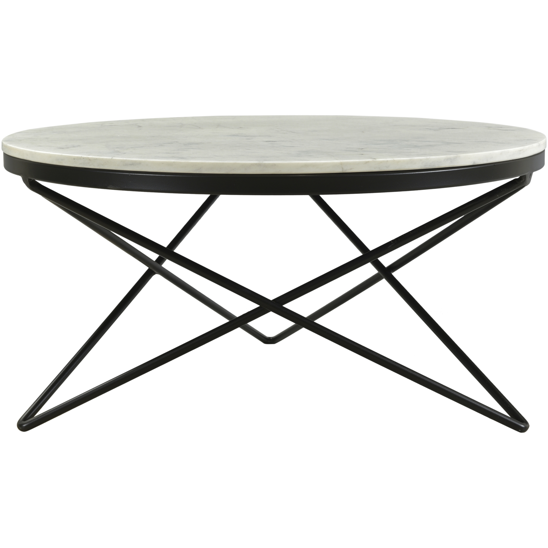 Haley 32 X 32 inch Black Coffee Table