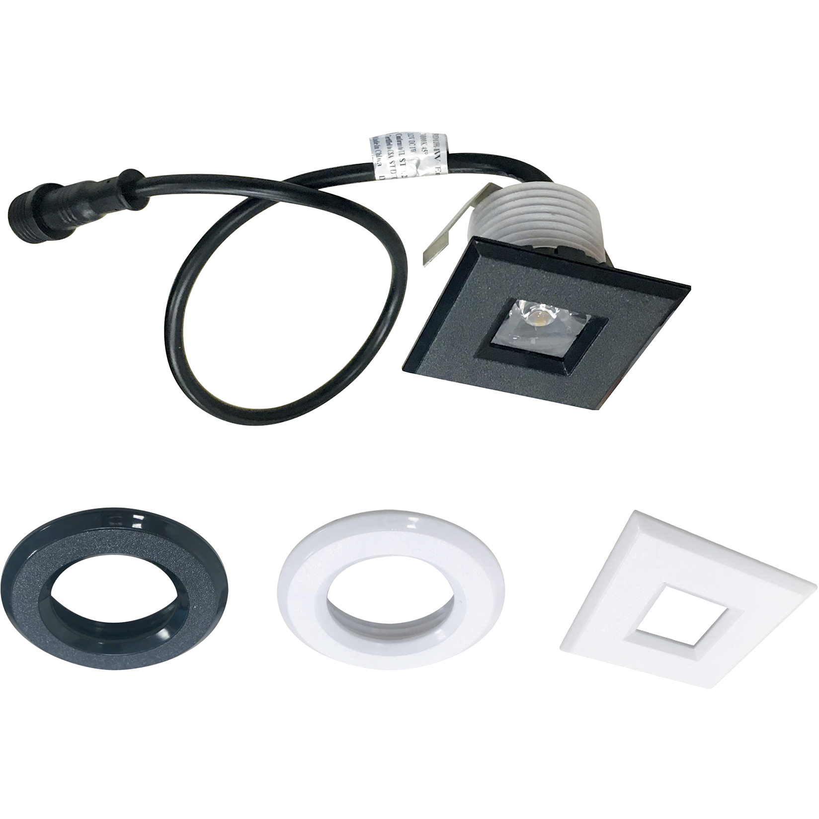 M1 Black and White LED Miniature Recessed