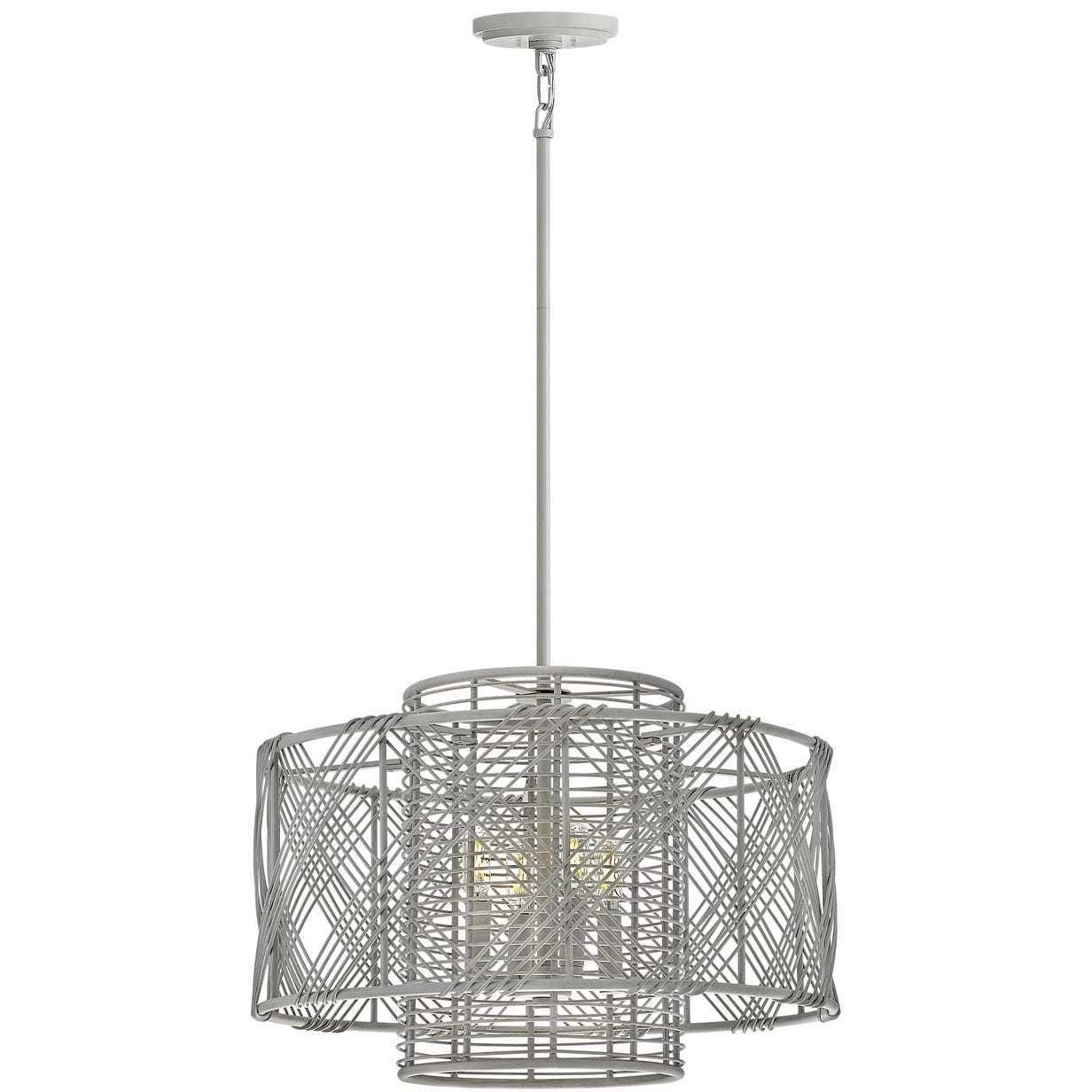 Lisa McDennon Nikko 4 Light 20.25 inch Light Ashwood Indoor Pendant Ceiling Light, Convertible to Semi-Flush