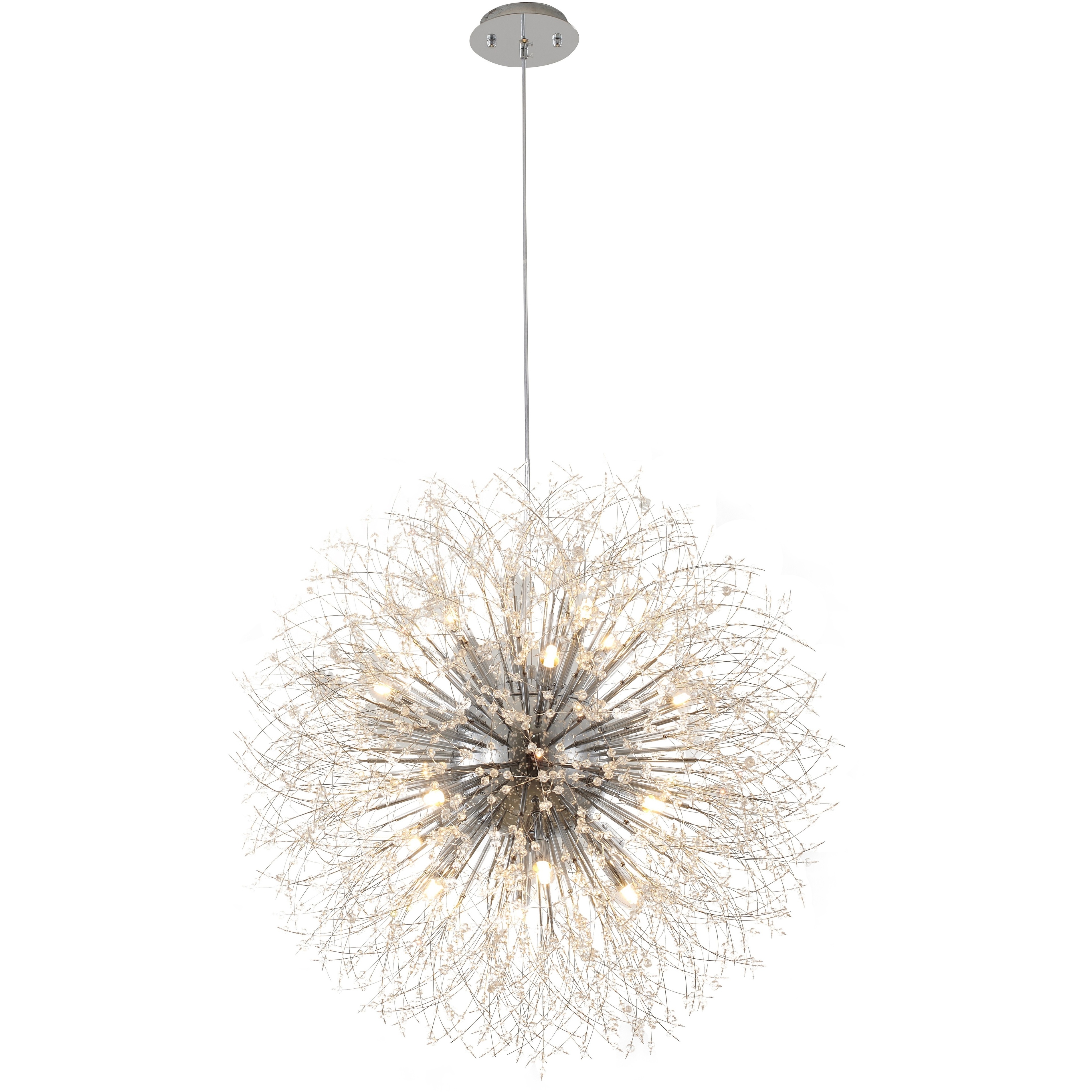 Canada 16 Light 32 inch Chrome Chandelier Ceiling Light
