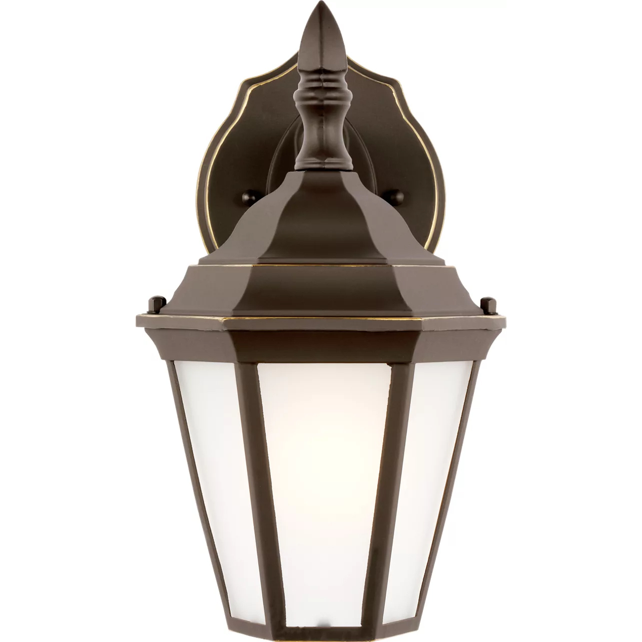 Bakersville 1 Light 11 inch Antique Bronze Outdoor Wall Lantern, Small