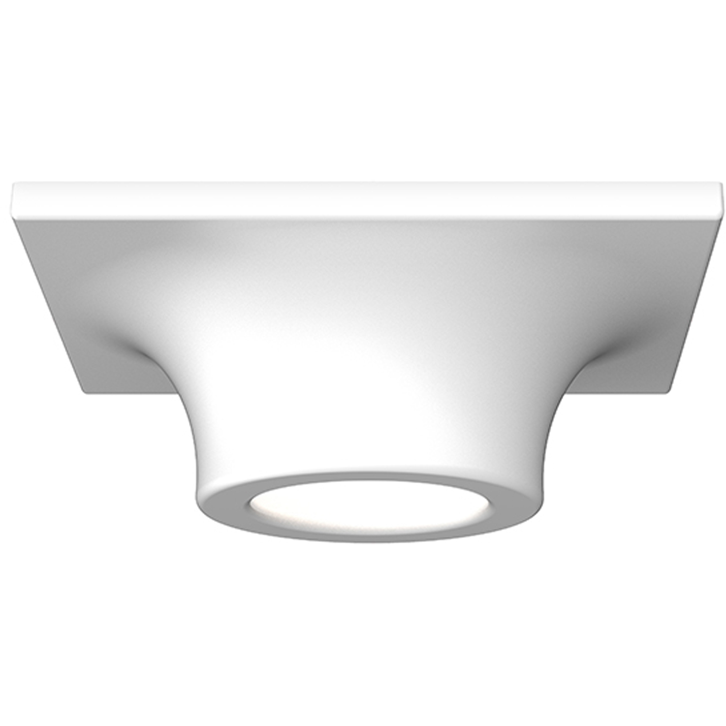 Zoom LED 6 inch Satin White Surface Mount Ceiling Light