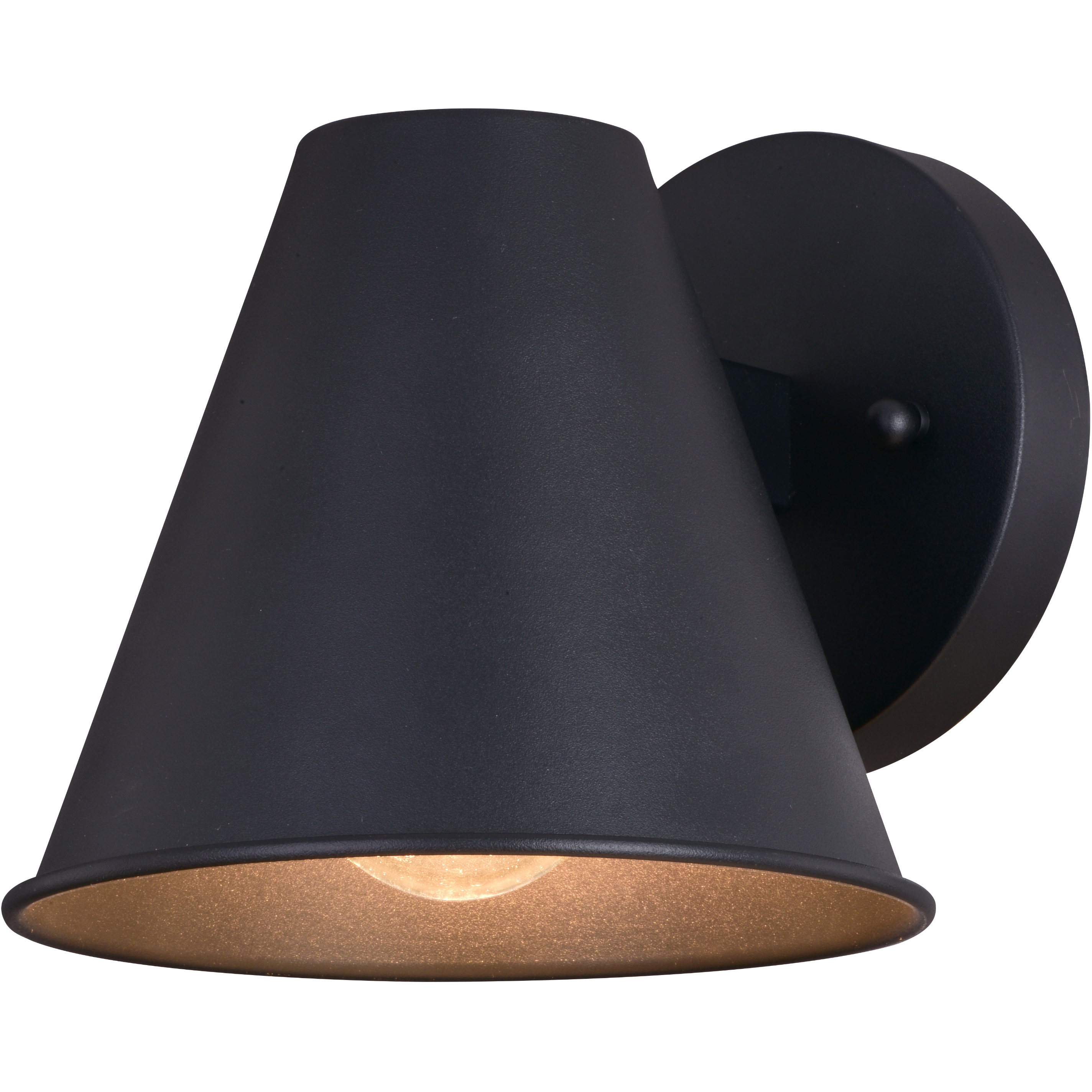 Smith LED 6.25 inch Textured Black Outdoor Wall