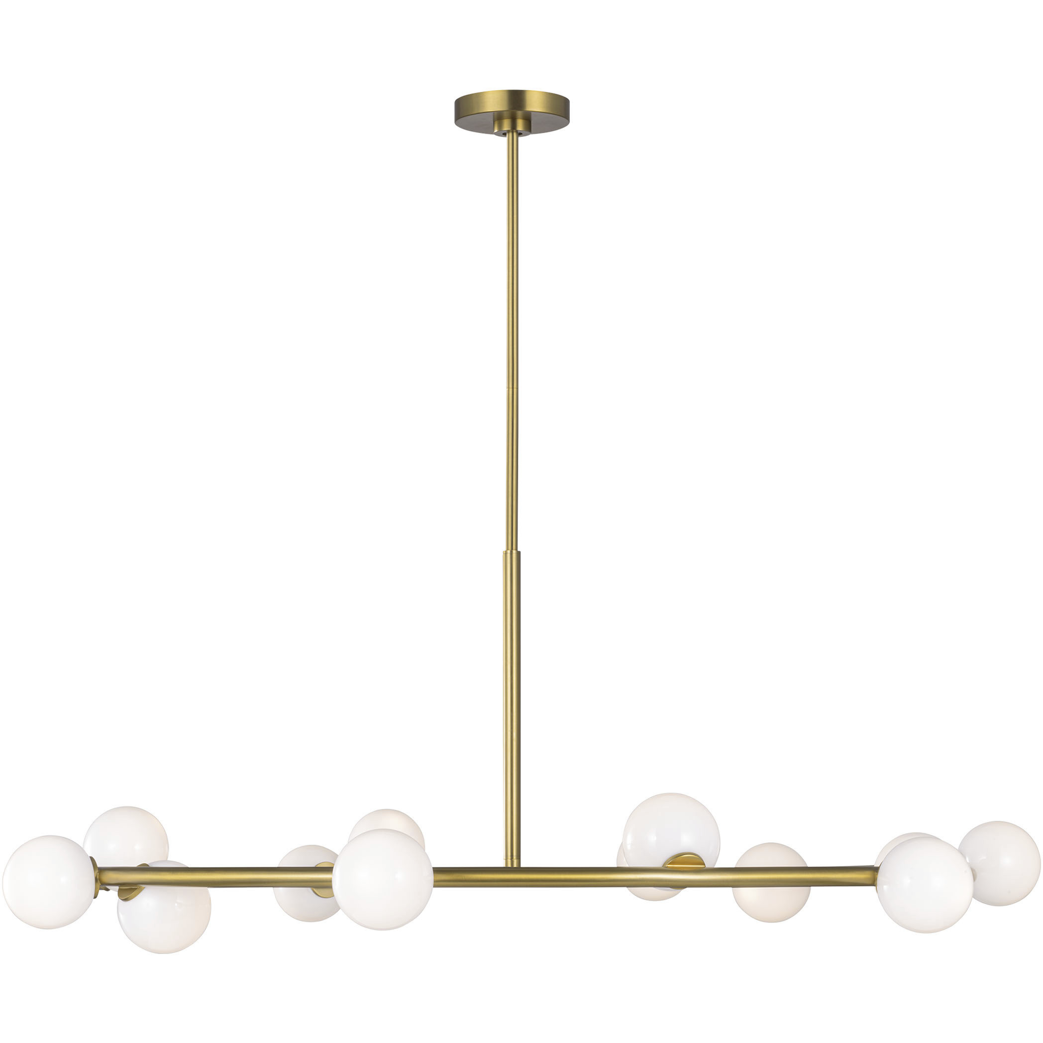 Sean Lavin Altair 12 Light 44 inch Burnished Brass Chandelier Ceiling Light