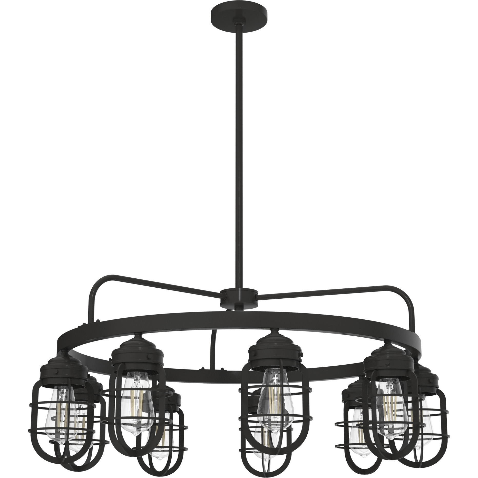 Starklake 9 Light 34.5 inch Noble Bronze Chandelier Ceiling Light