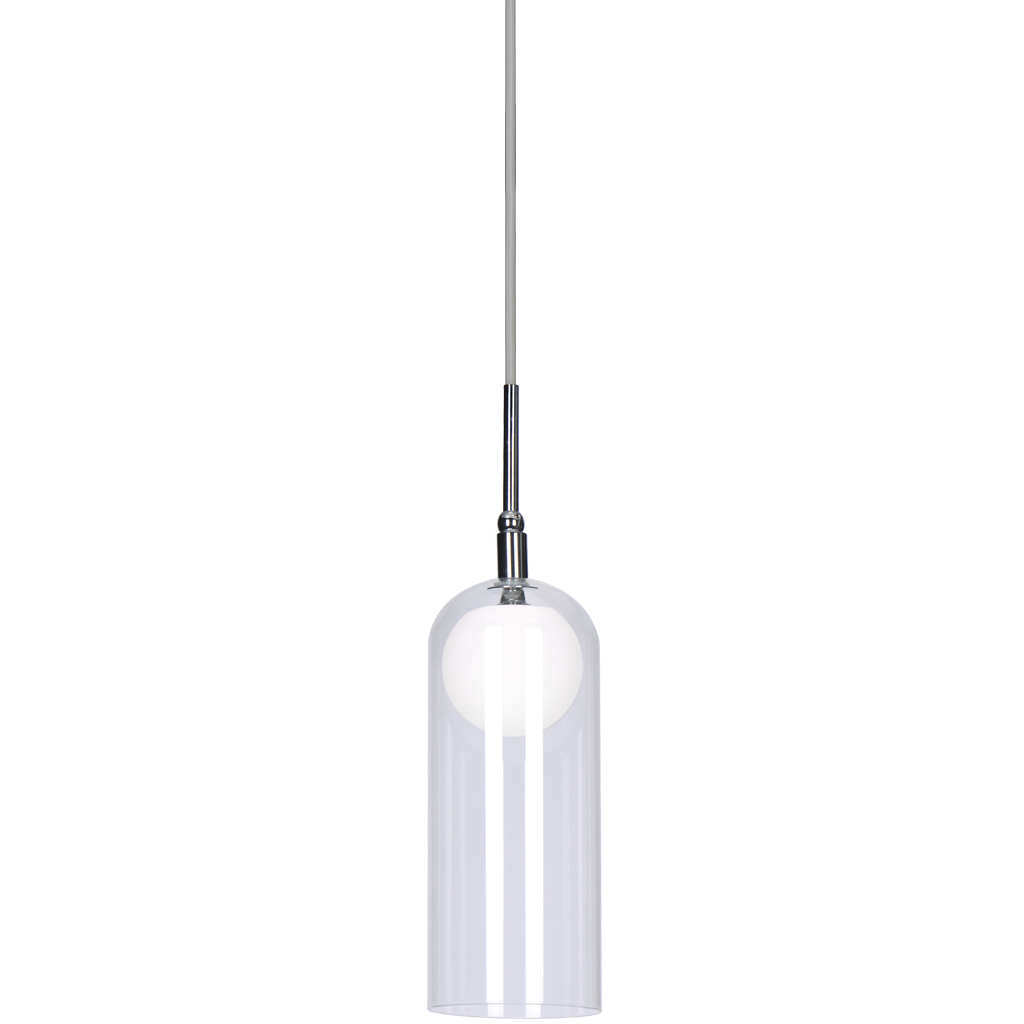 Stylo LED 4 inch Chrome Pendant Ceiling Light