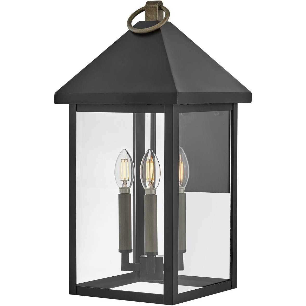 Rhett LED 19.5 inch Black Outdoor Wall Mount