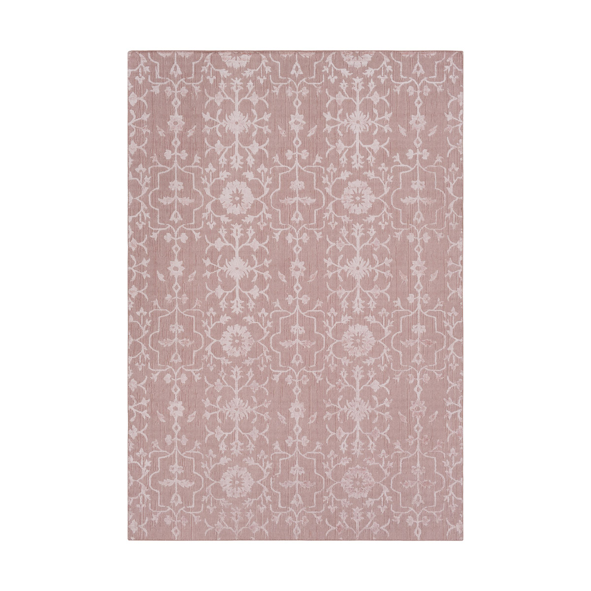 Tidal 156 X 108 inch Blush/Rose Rugs, Viscose and Wool