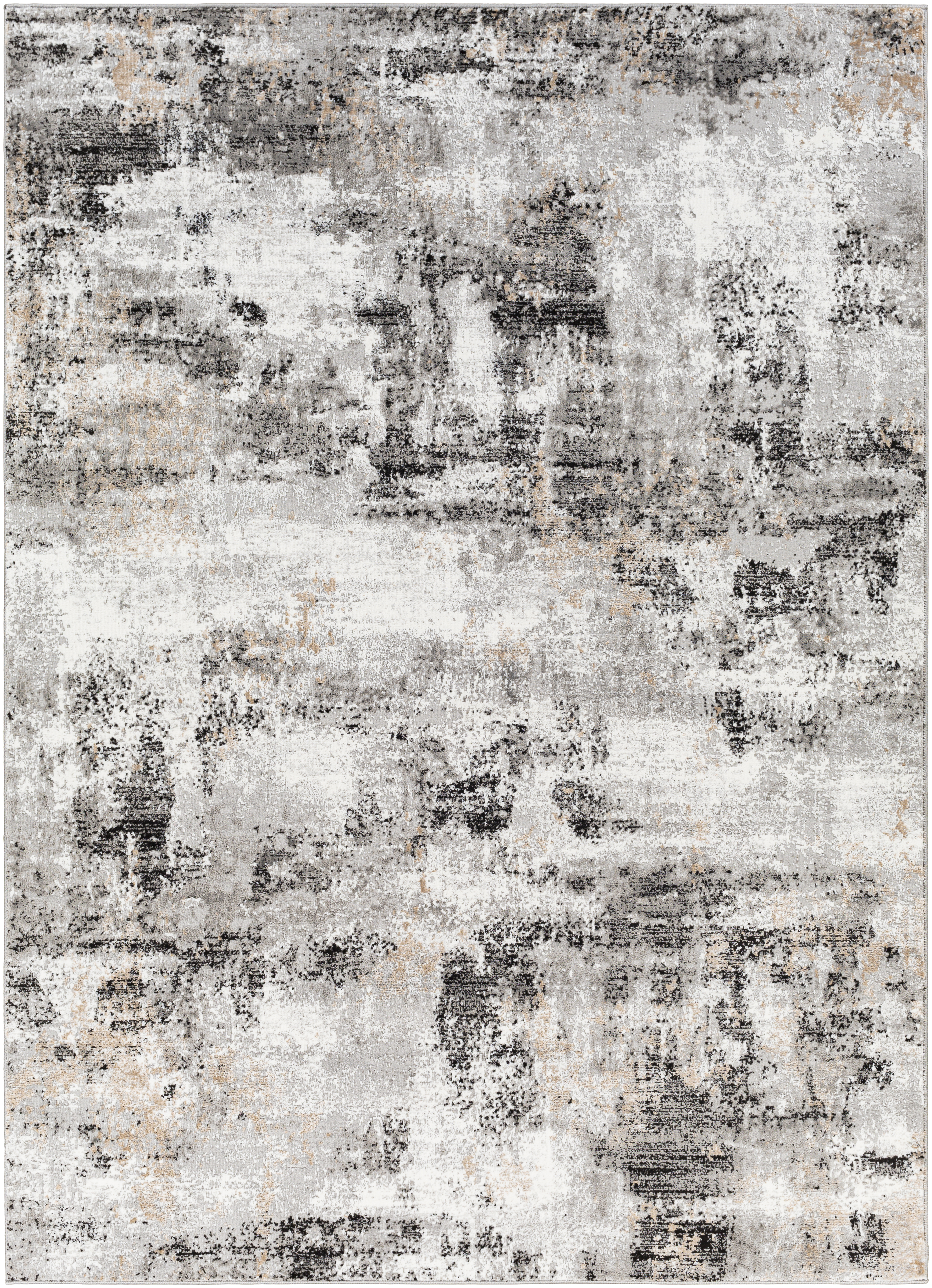 Allegro 108 X 79 inch Light Grey Rug, Rectangle