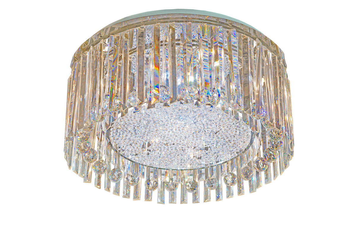 Melody 5 Light 16 inch Chrome Flush Mount Ceiling Light