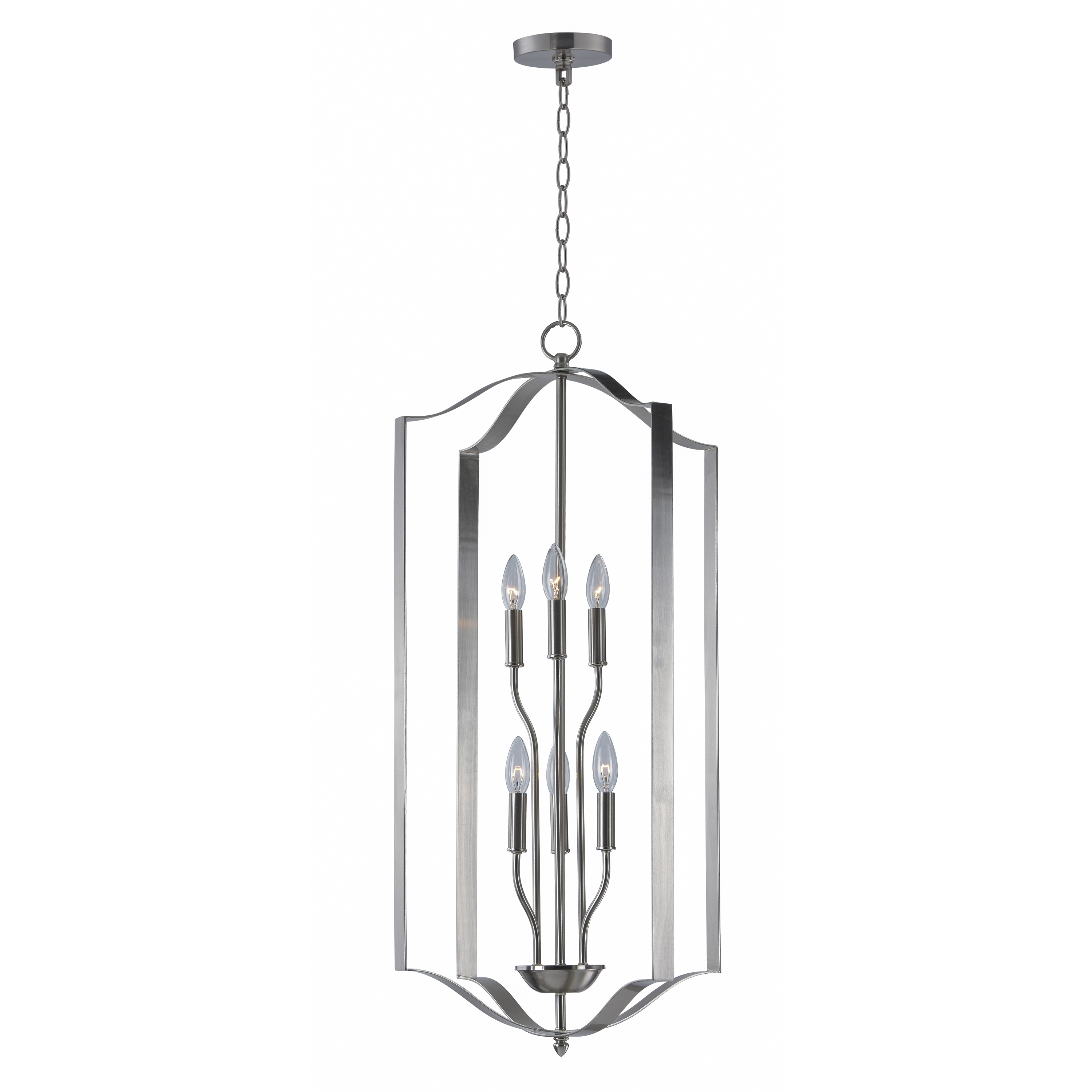 Provident 6 Light 18 inch Satin Nickel Single Pendant Ceiling Light