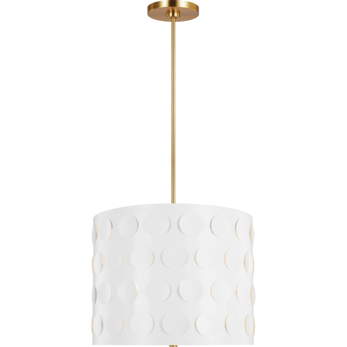kate spade new york Dottie 3 Light 20.25 inch Burnished Brass Pendant Ceiling Light