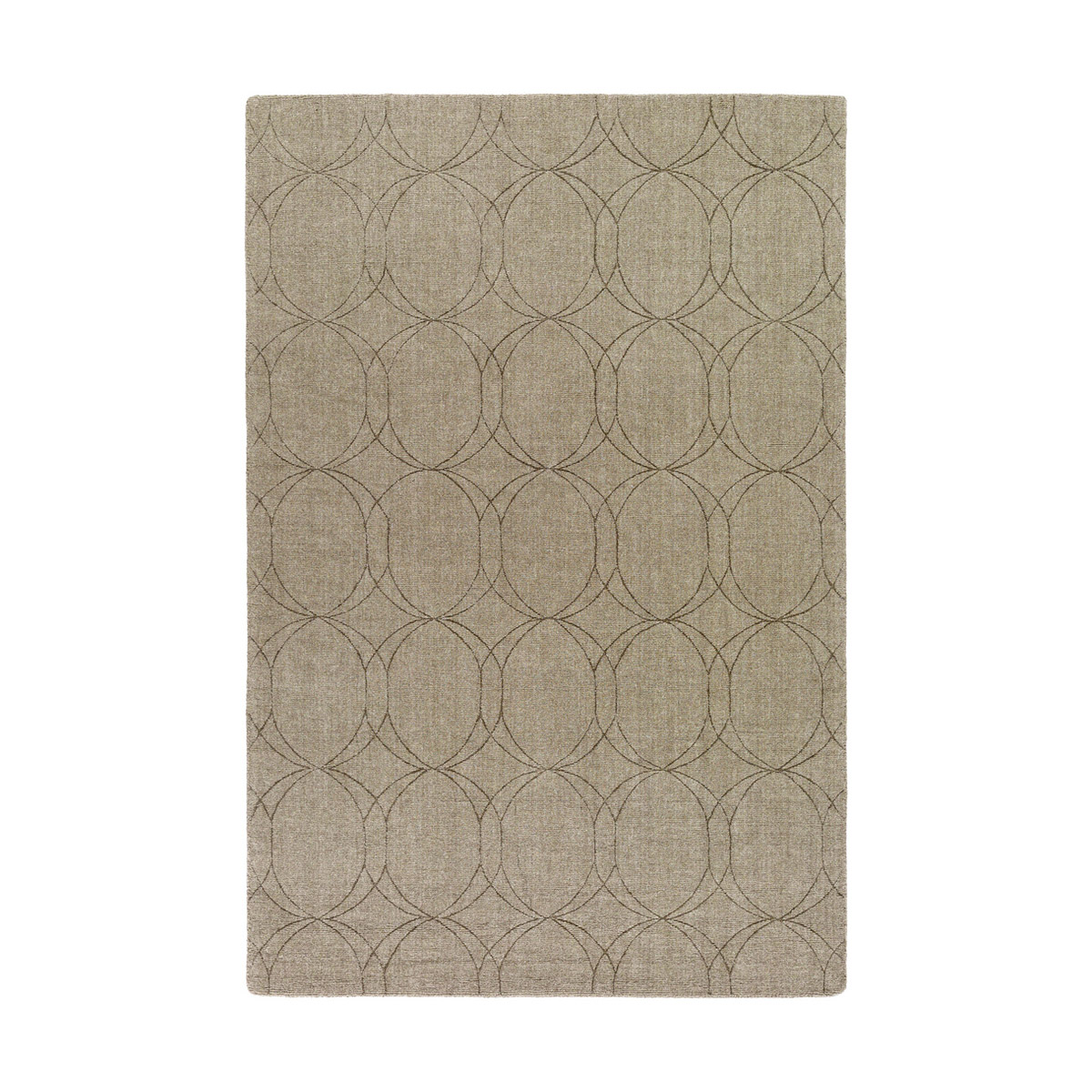 Ashlee 90 X 60 inch Green Area Rug, Wool