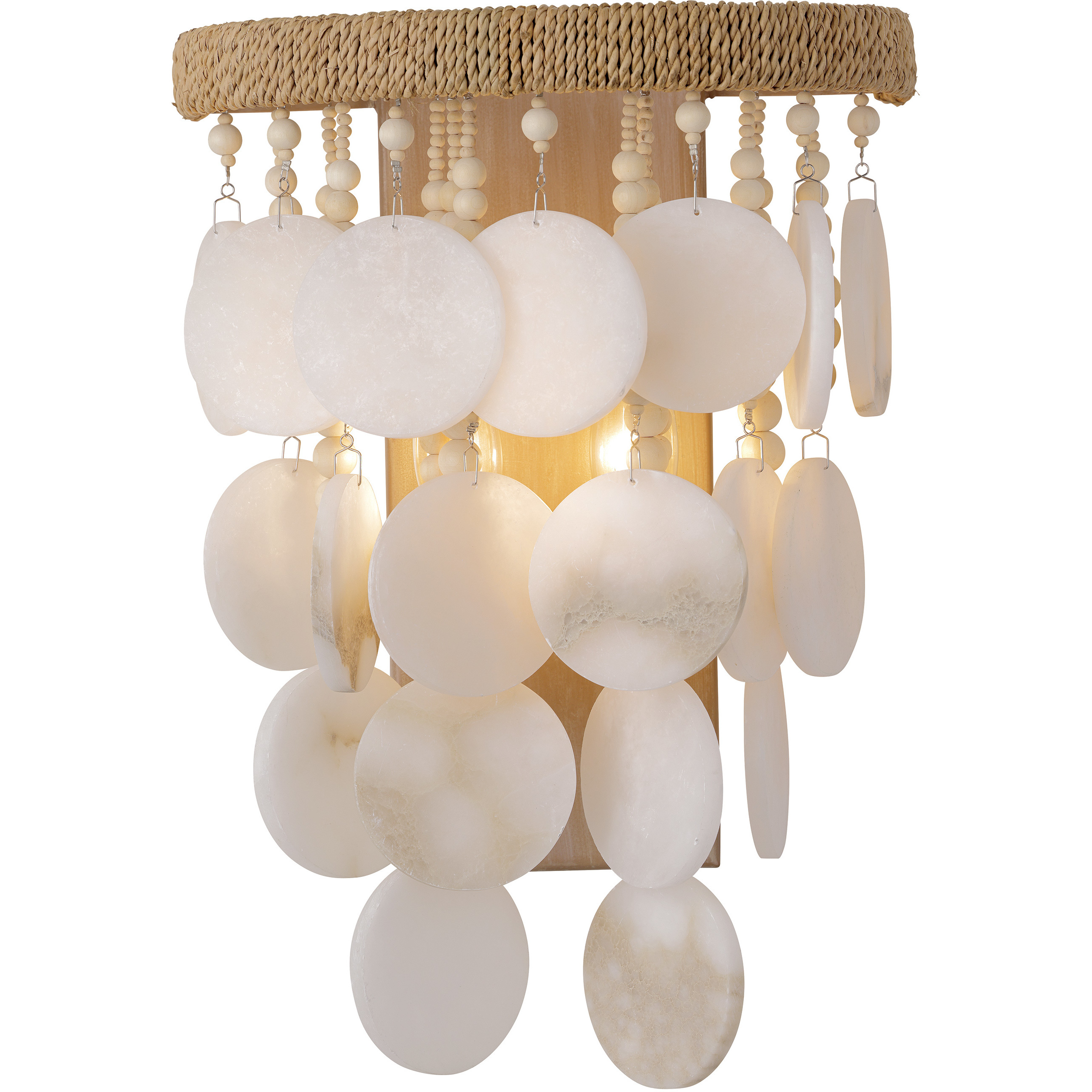 Aurelia's Cove 2 Light 10 inch Autumn White Wall Sconce Wall Light