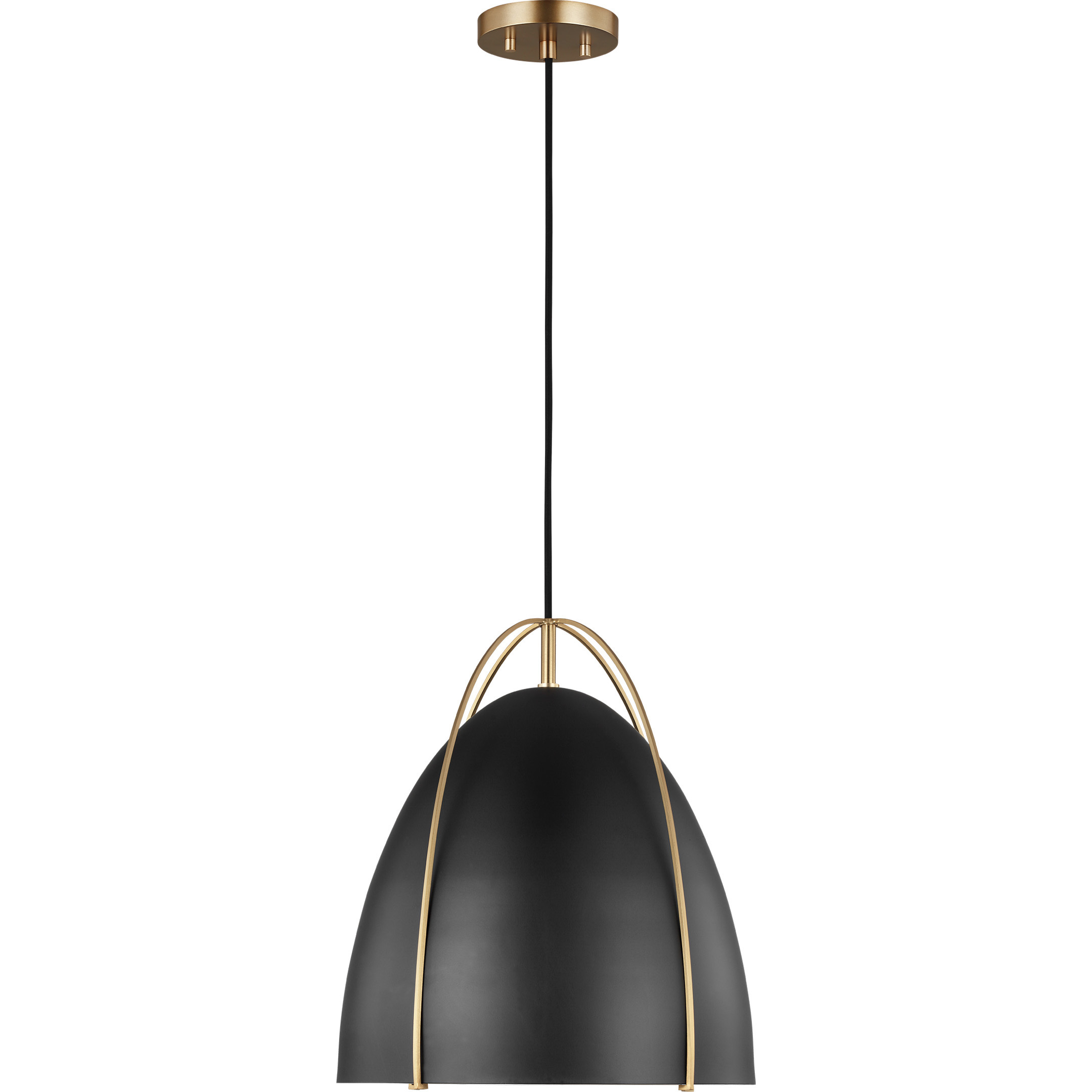 Sean Lavin Norman 1 Light 13.38 inch Satin Brass Pendant Ceiling Light