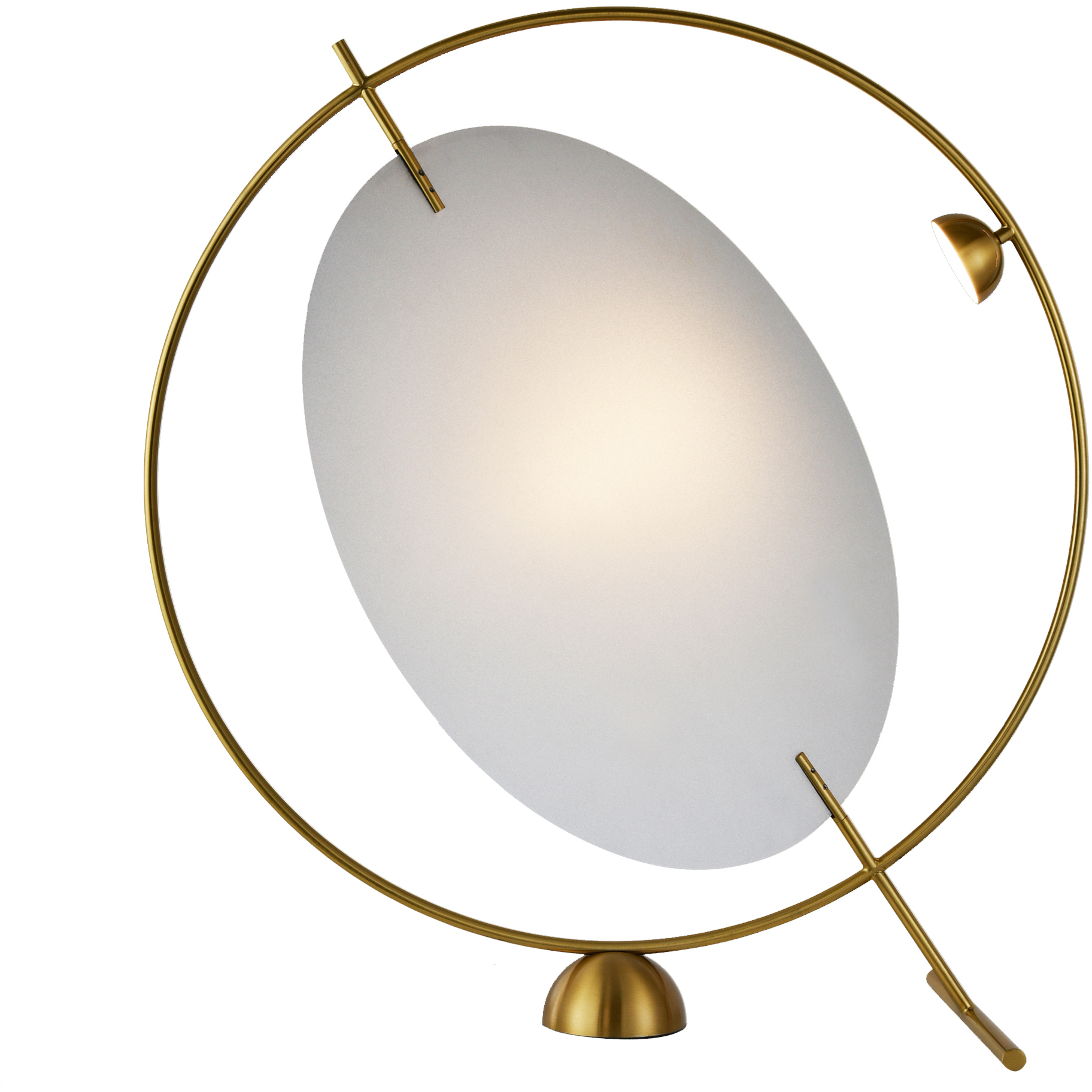 Artisan Collection/COMO Series 20.25 inch 4 watt Antique Brass Table Lamp Portable Light
