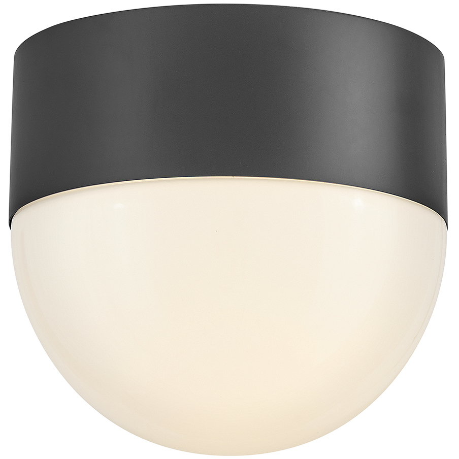 Bardi 1 Light 8 inch Black Outdoor Flush Mount