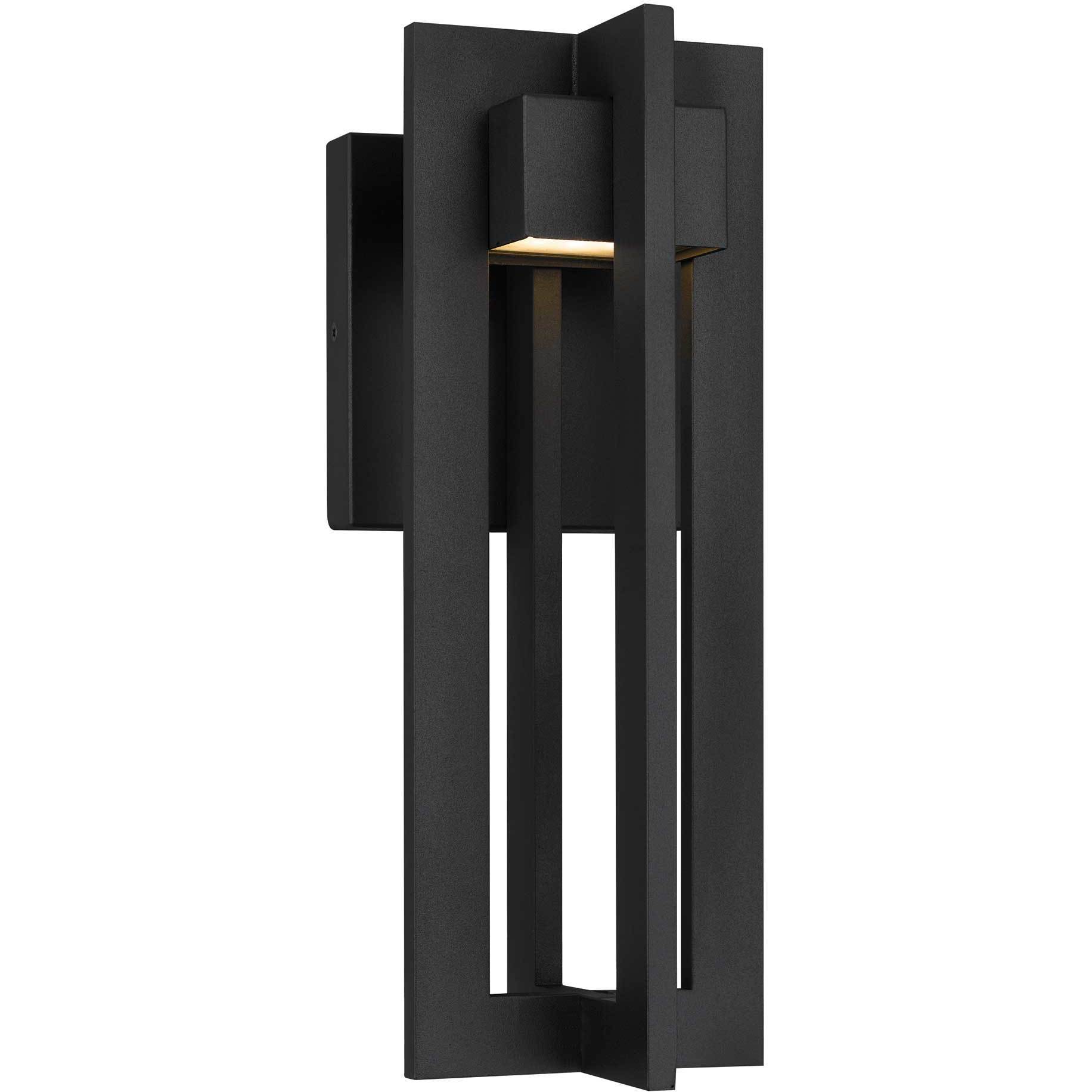 4 Bar LED 13 inch Sand Black Outdoor Wall Sconce