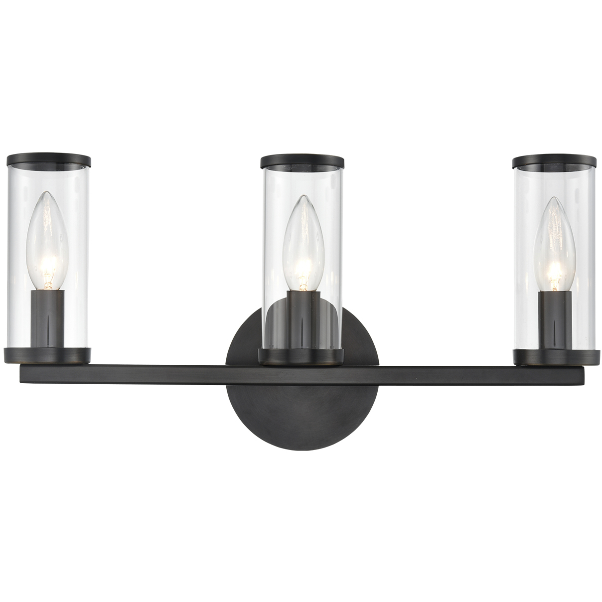 Revolve 3 Light 20.07 inch Urban Bronze Wall/Vanity Light Wall Light
