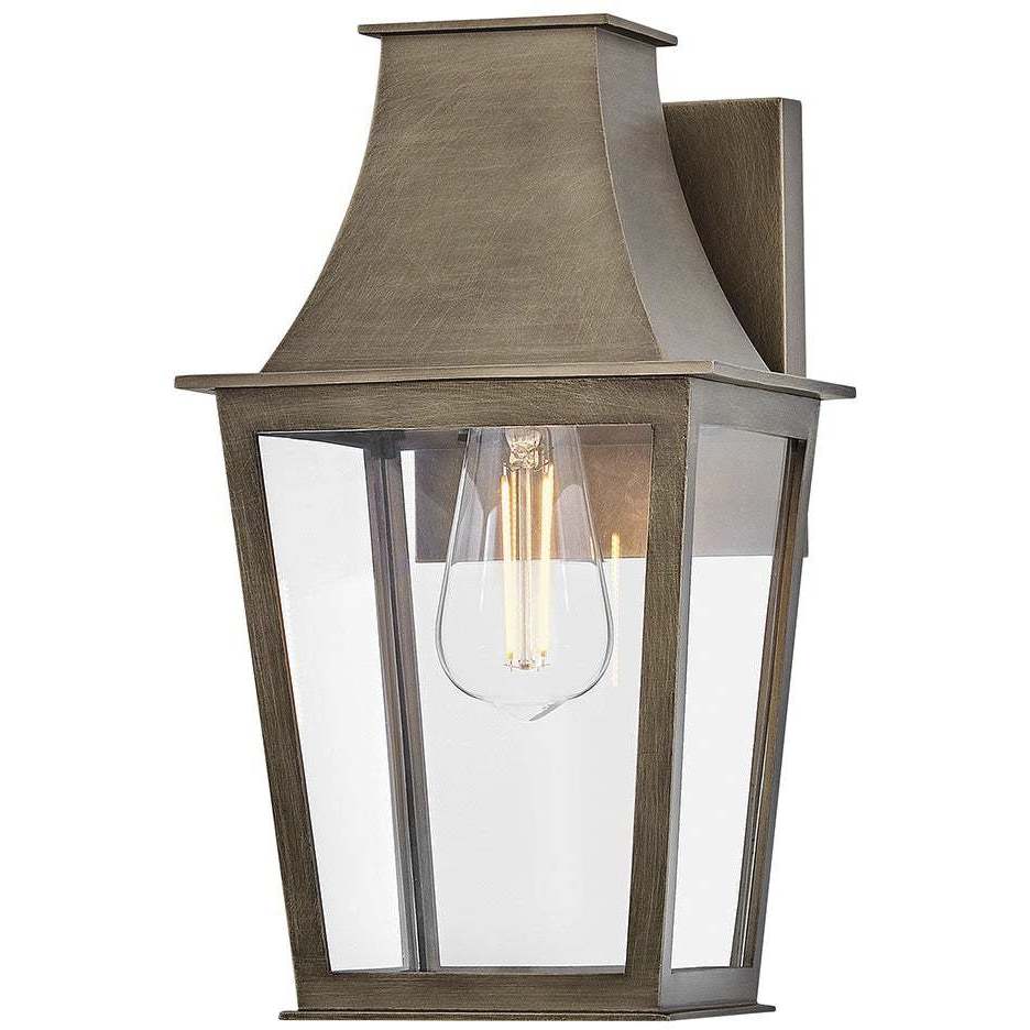 Coastal Elements Georgetown 1 Light 12.5 inch Burnished Bronze Outdoor Wall Mount